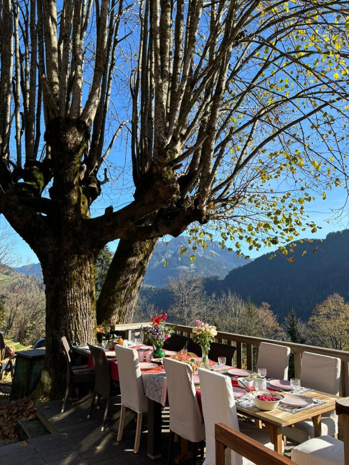 Alps Chalet for Big Group with Sauna Yoga Terrace