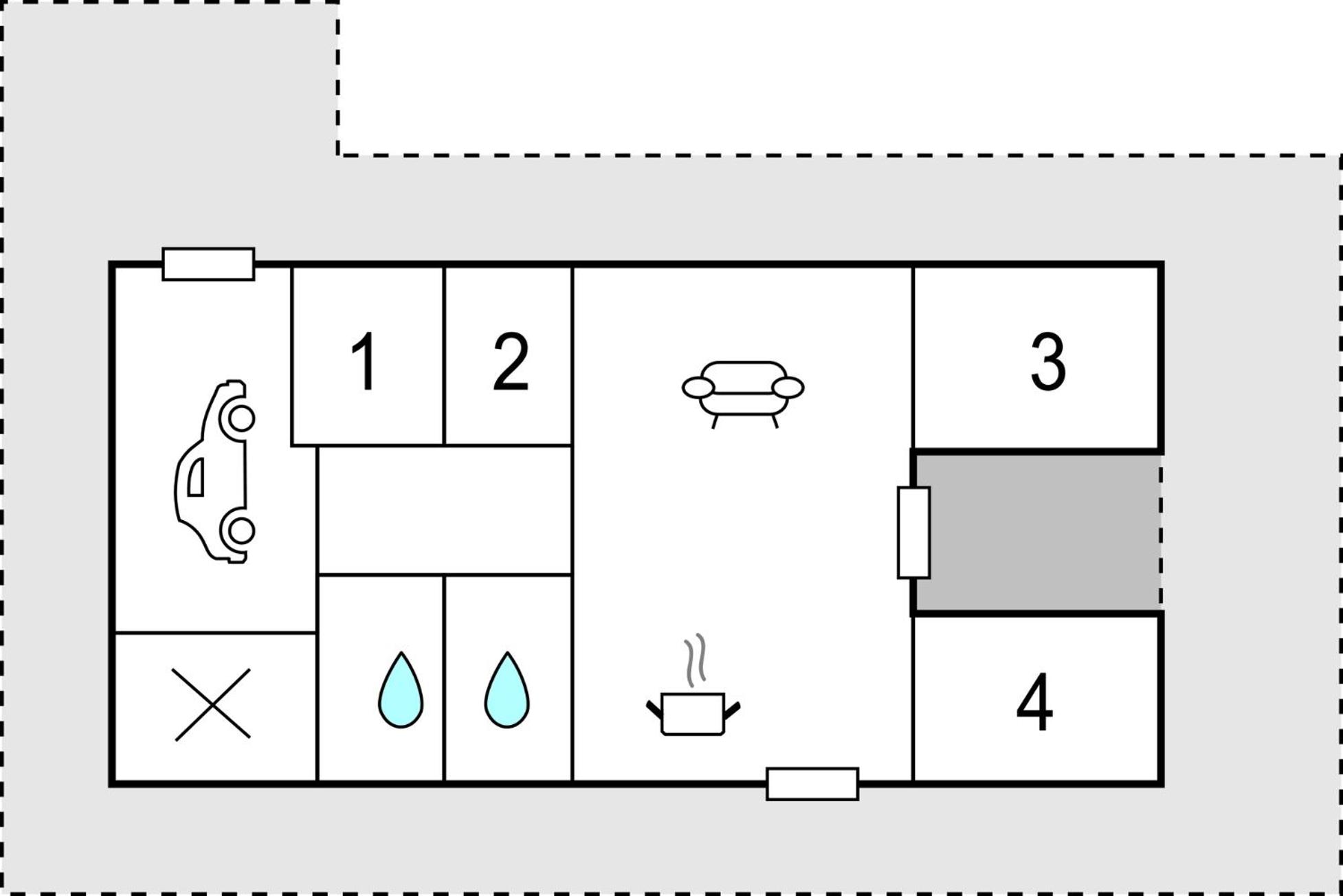 Nice Home In Rørvig With Kitchen