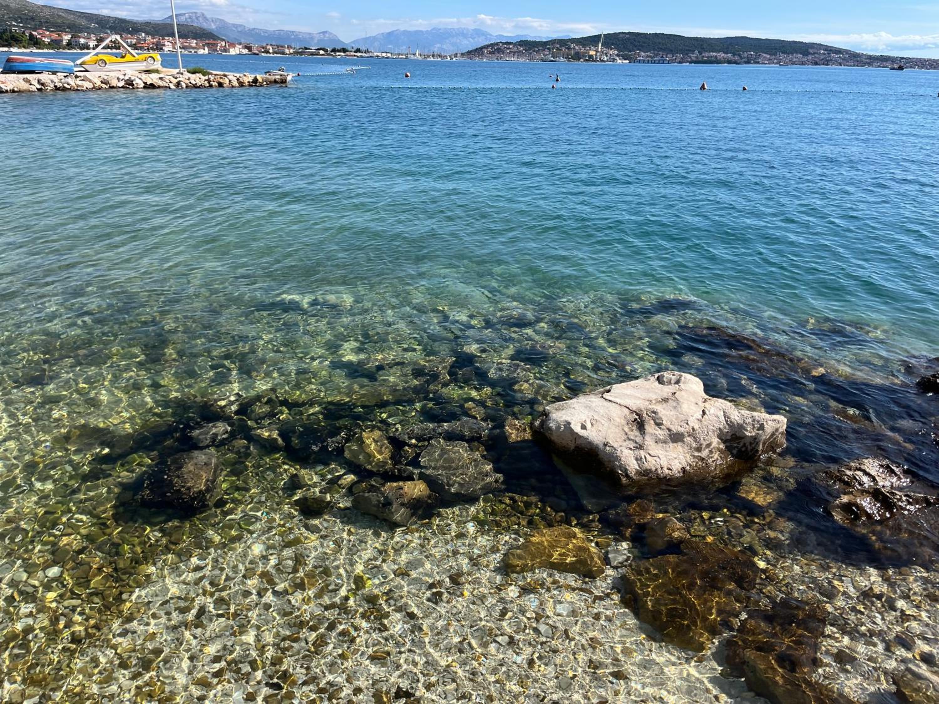 Marko Beachfront Apartments Seget Trogir view 2