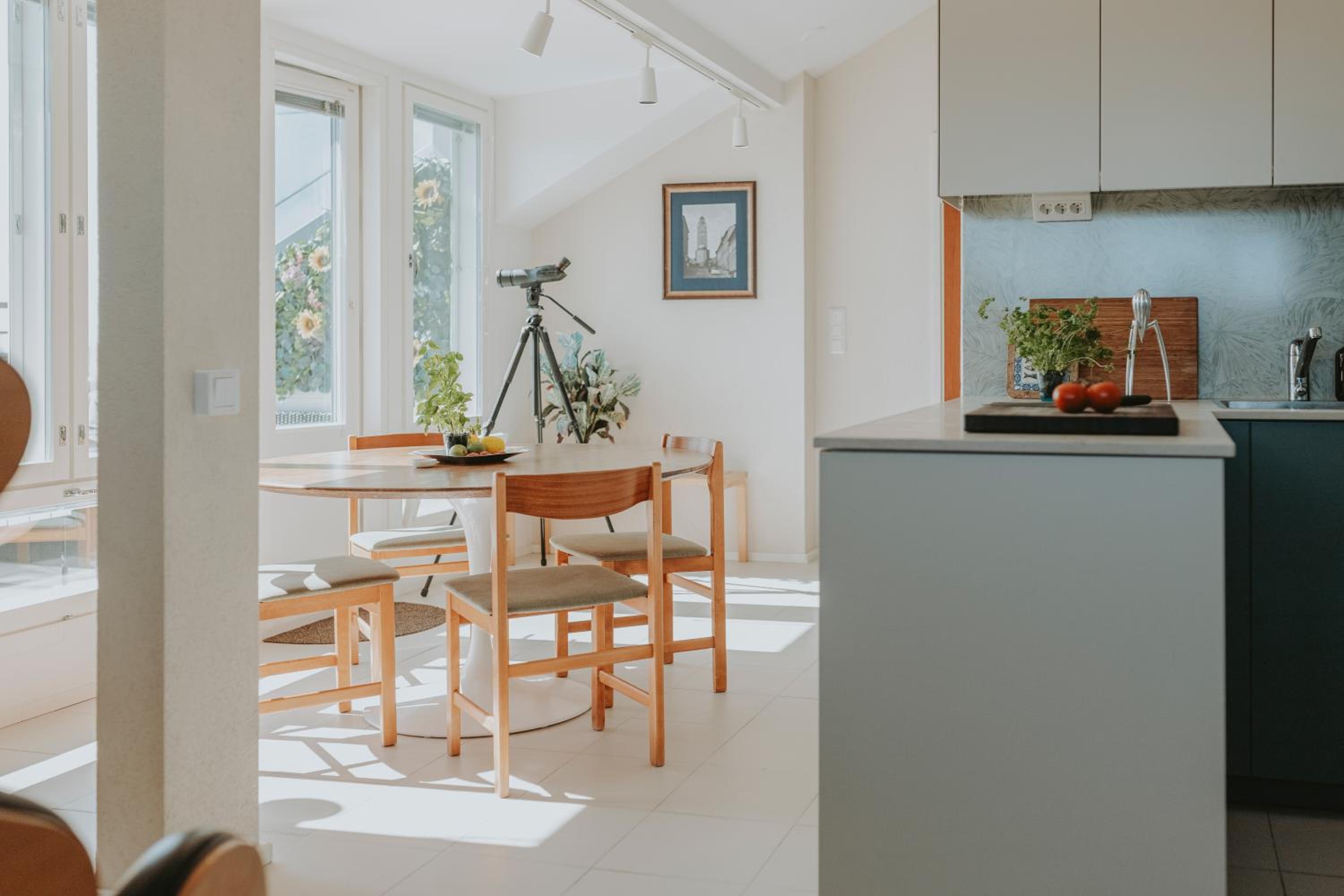 Seaview Loft with Private Balcony and Sauna