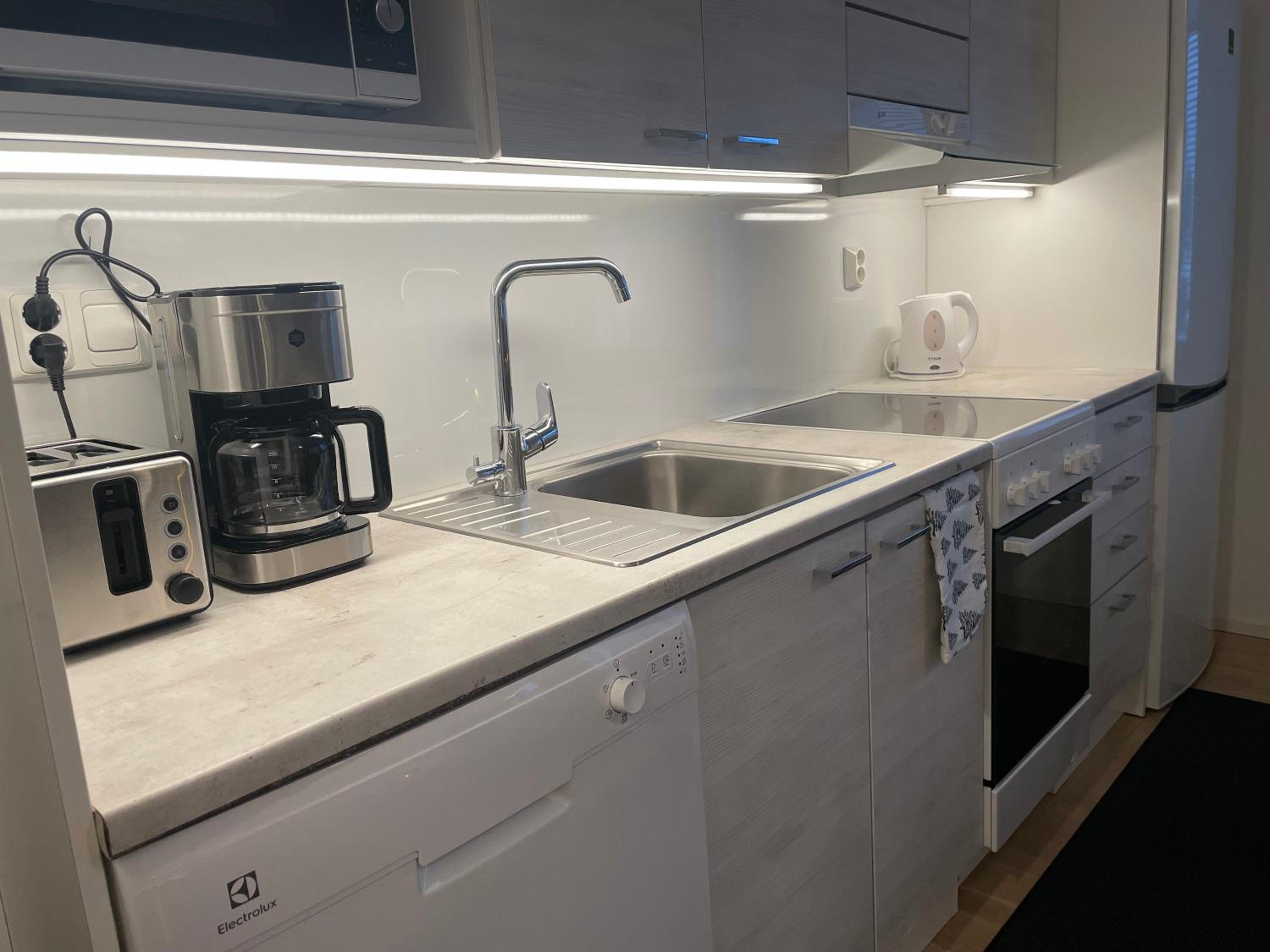 Studio Rudolf - Comfy city apartment with Private sauna & Free Wi-Fi