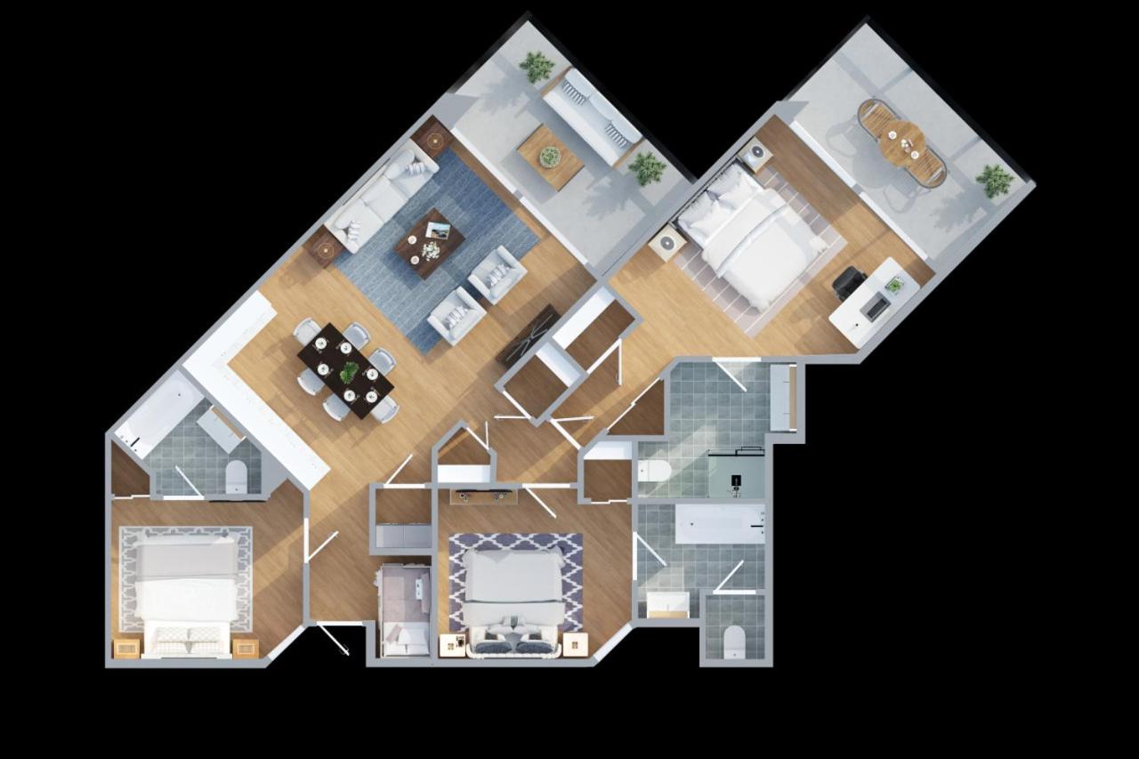 Oceanview Two Balconies Heated Pool Walk to beach view 3