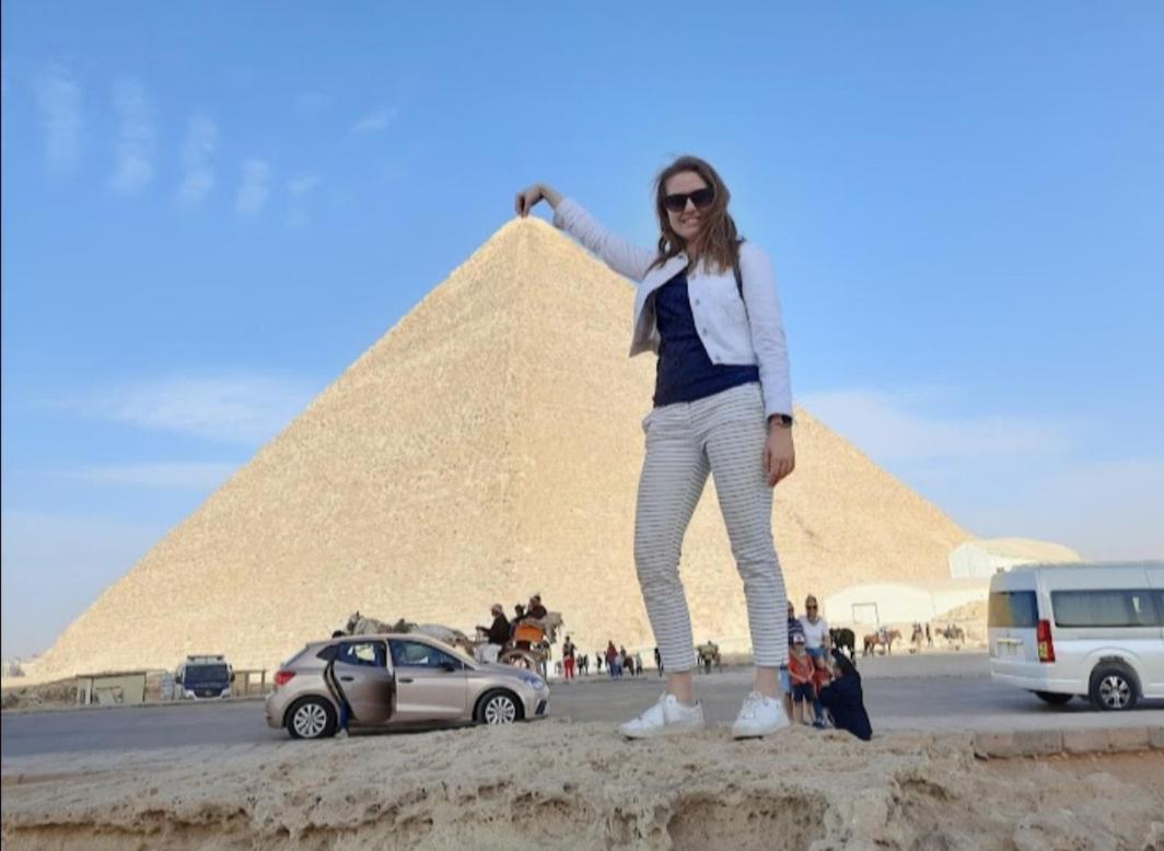 Sol Pyramids Rooftop View Giza