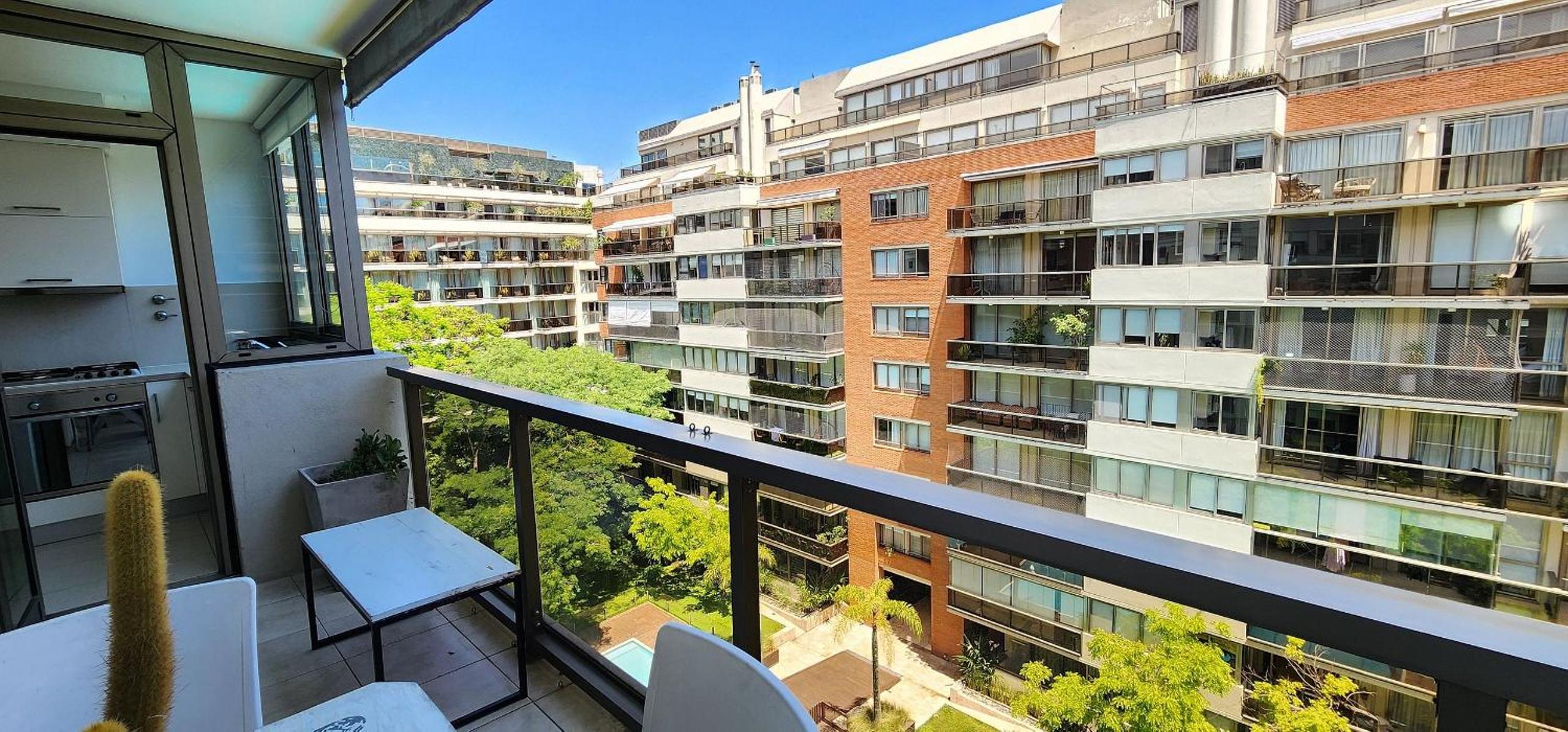 Departamento 1BR Terraza Pool and Garden View al lado del HotelMadero