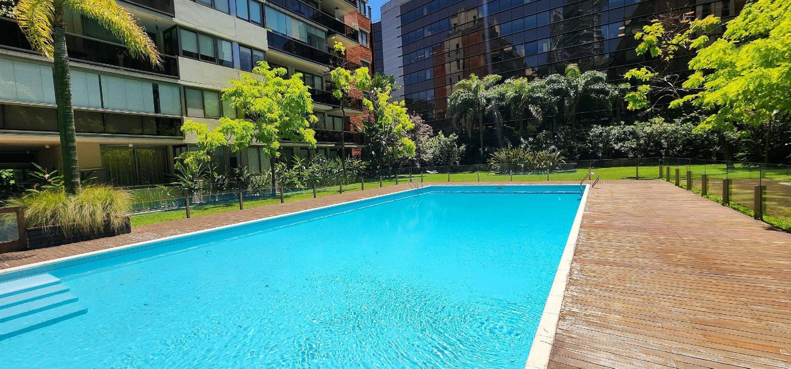 Departamento 1BR Terraza Pool and Garden View al lado del HotelMadero