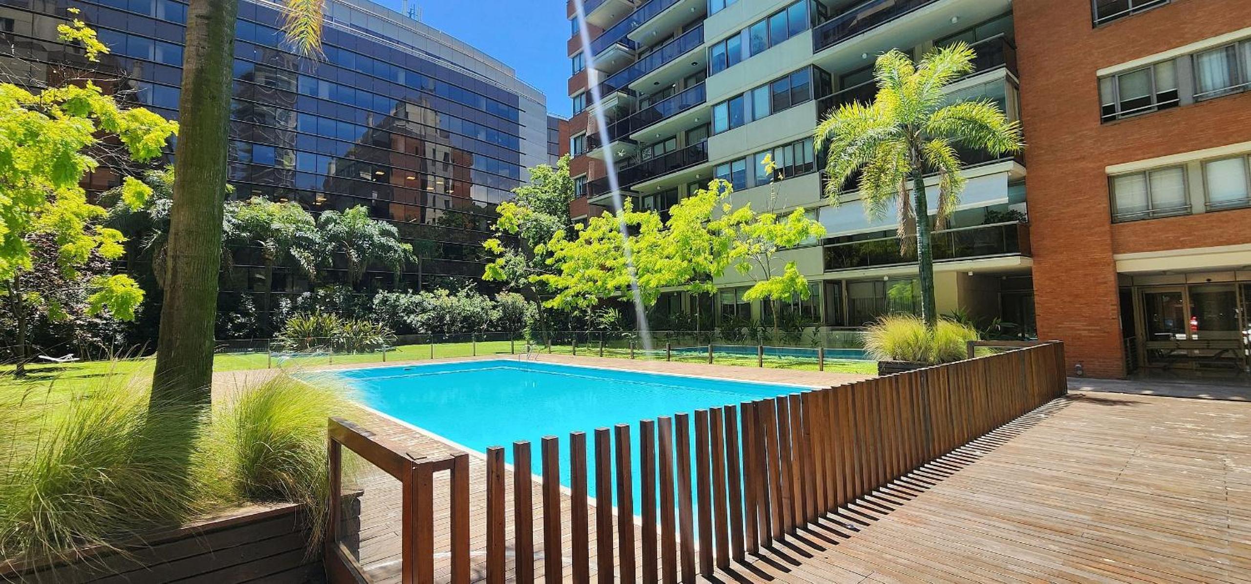 Departamento 1BR Terraza Pool and Garden View al lado del HotelMadero