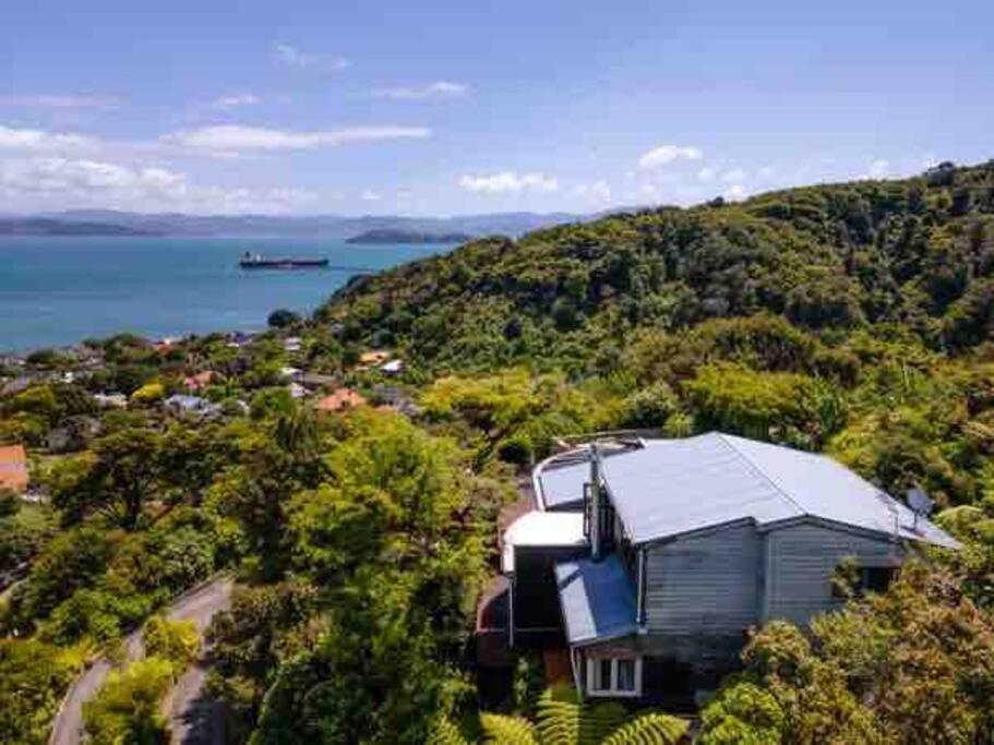 Sea views from holiday home