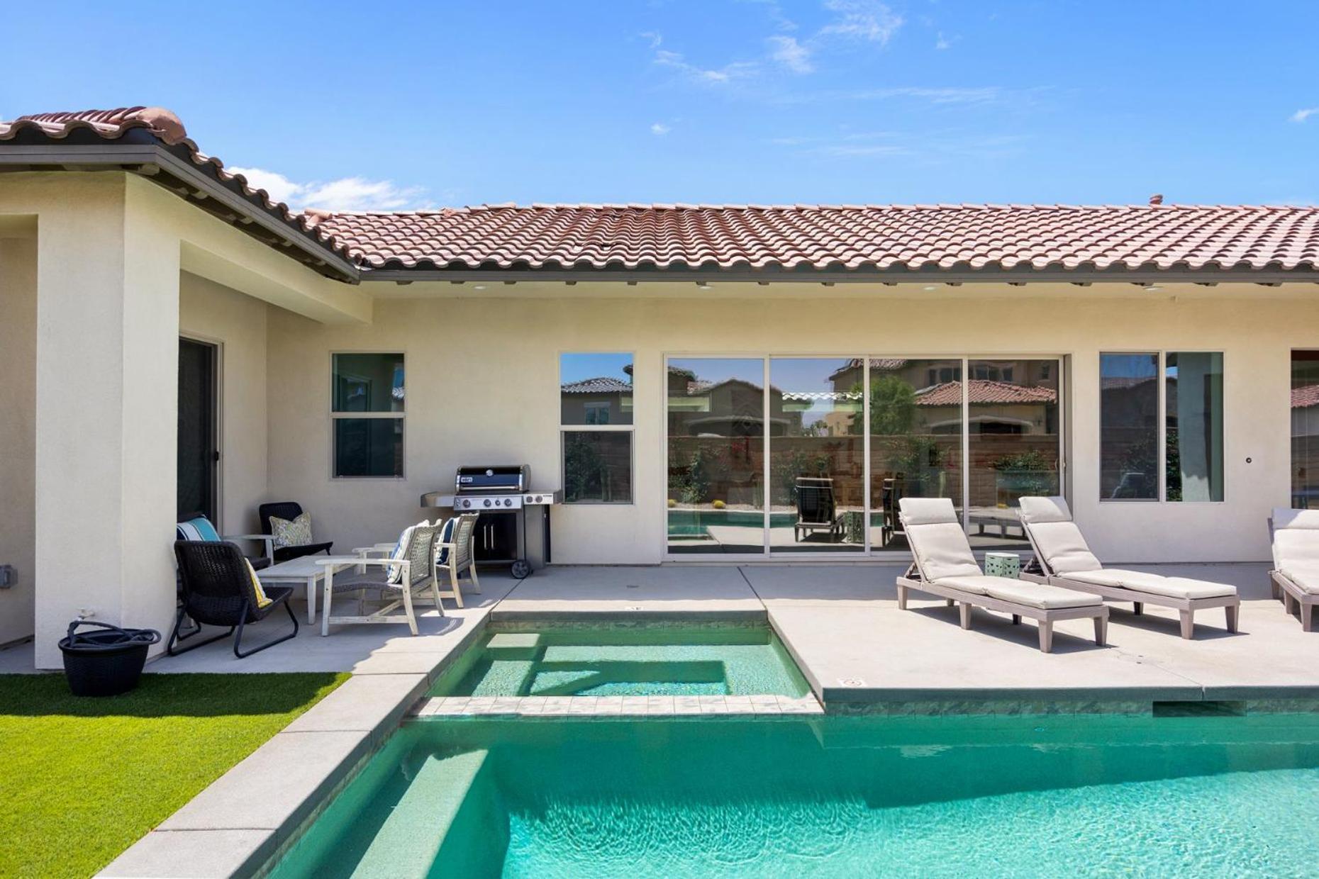Crystal Springs by VARE Pool Spa BBQ PGA West view 2