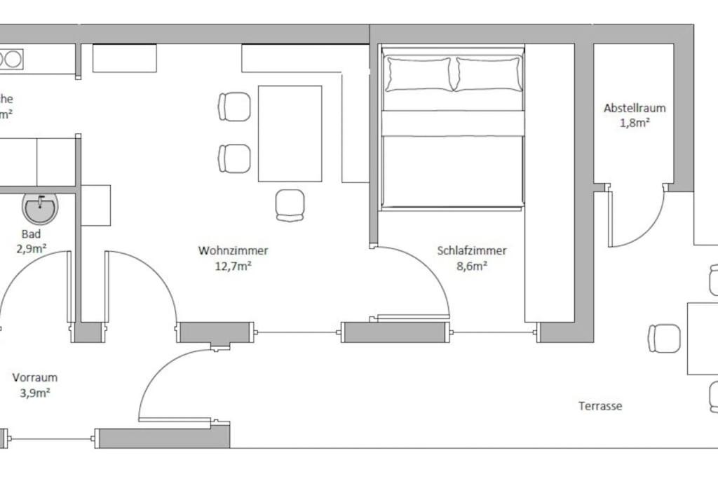 Kleines Haus mit Weitblick