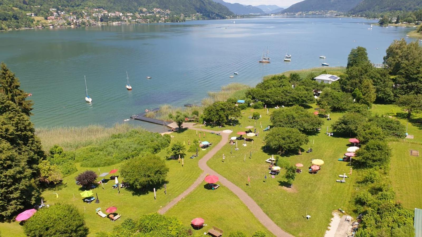 LB5 Seeappartement Haus Landskron mit direktem Seezugang am Ossiachersee