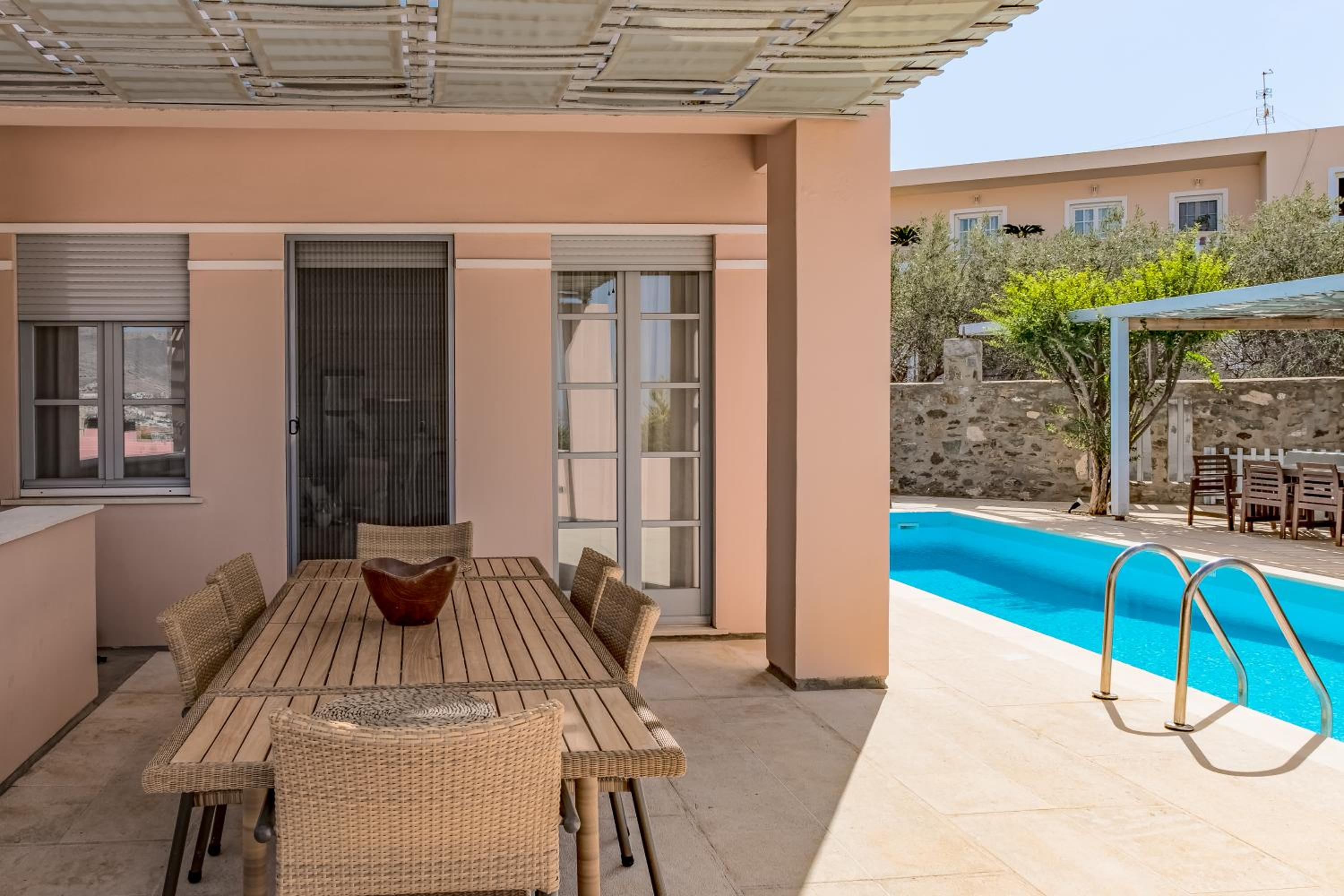 Villa Zoi with Sunset & Sea Views in Poseidonia, Syros view 5