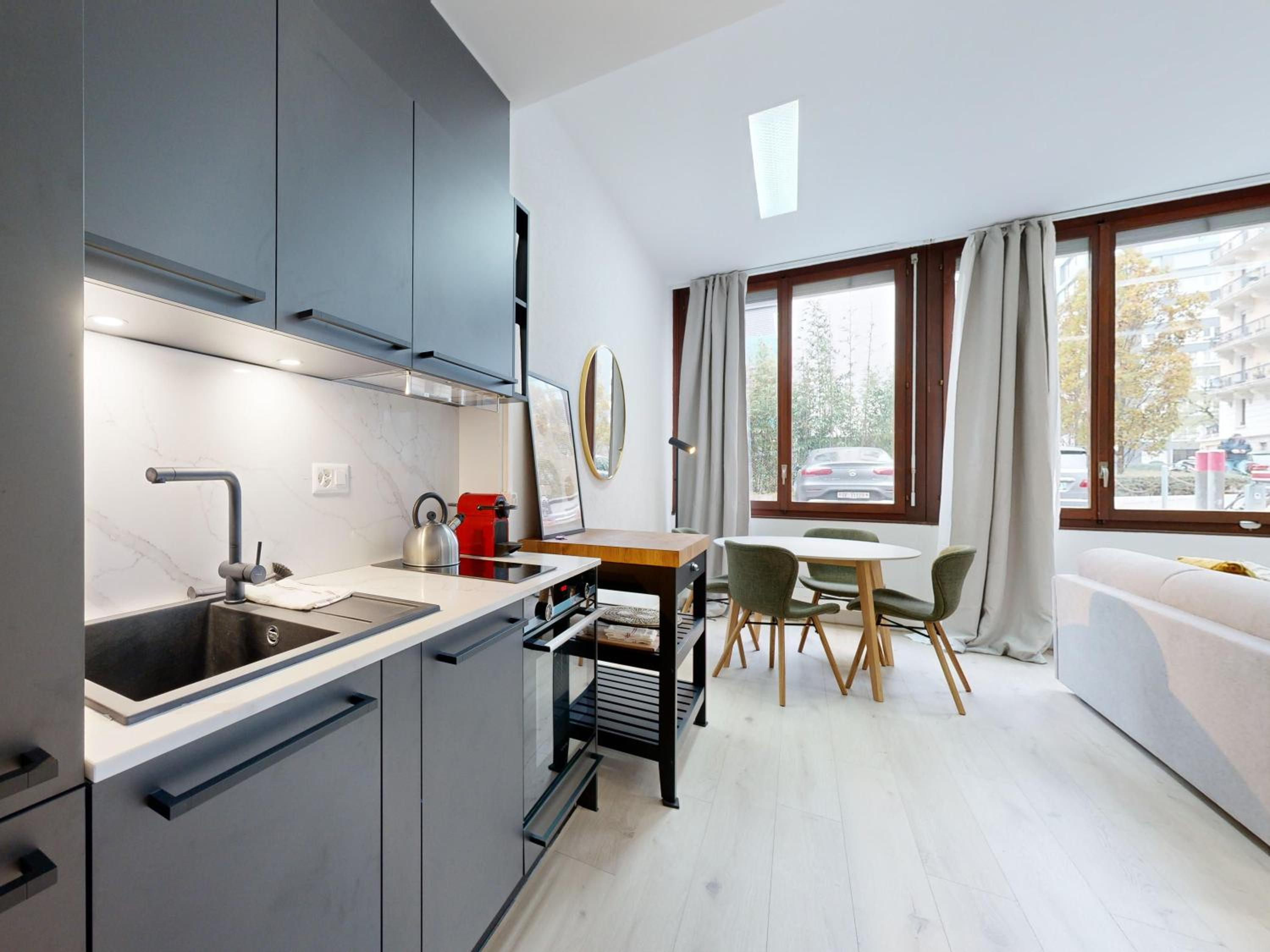Bright studio in Champel