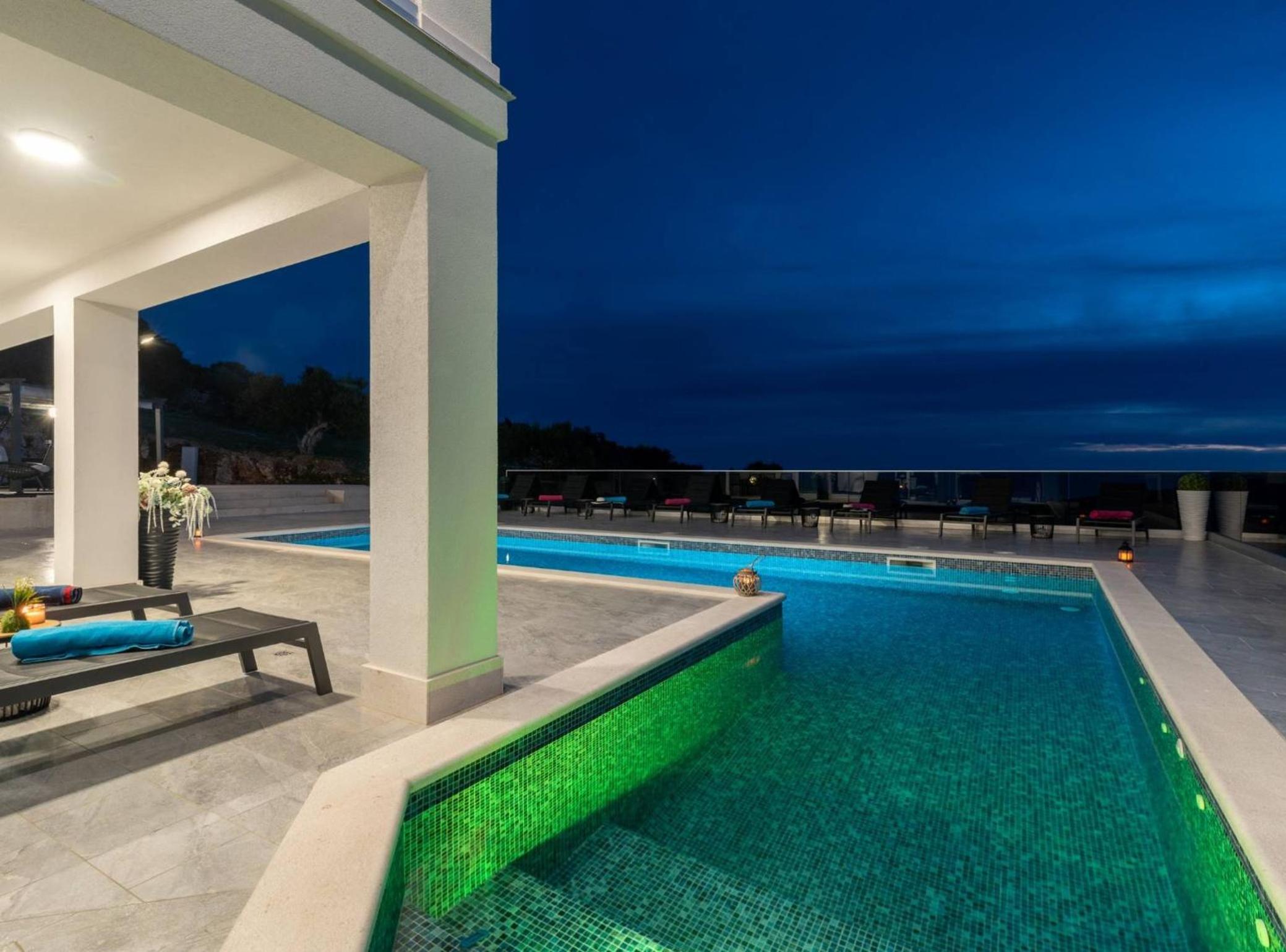 Luminous Infinity Villa with Pool and Gym view 3