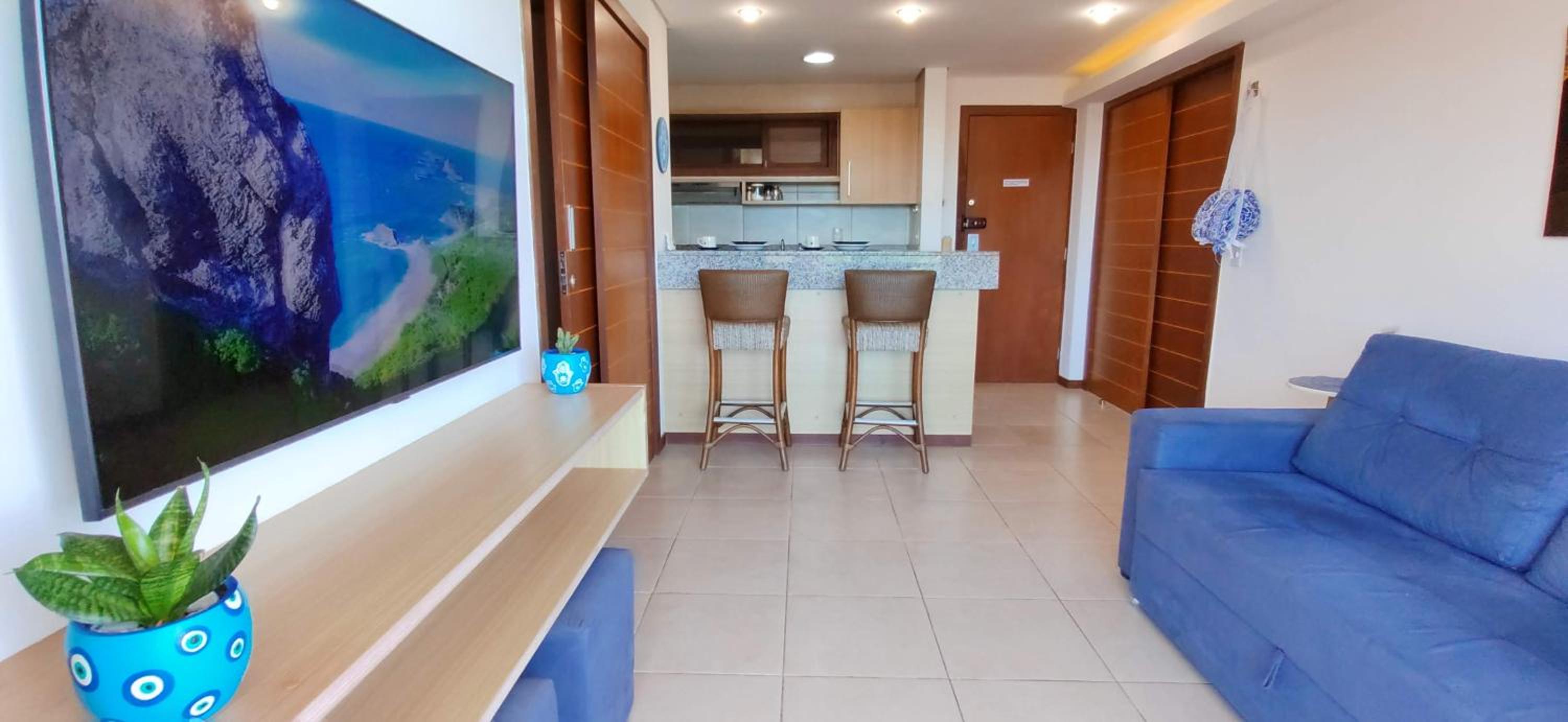 Blanco Beach Cumbuco, Apto 46m2 frente a mar