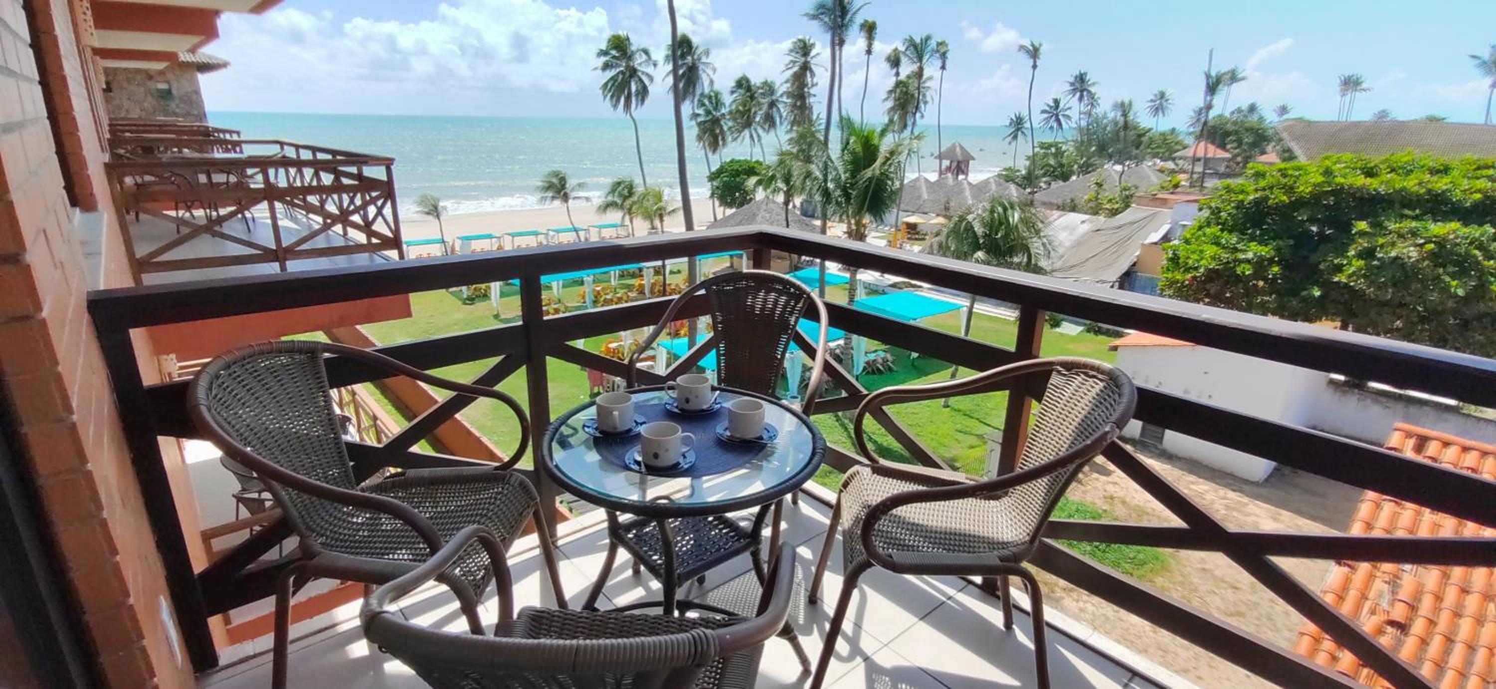 Blanco Beach Cumbuco, Apto 46m2 frente a mar