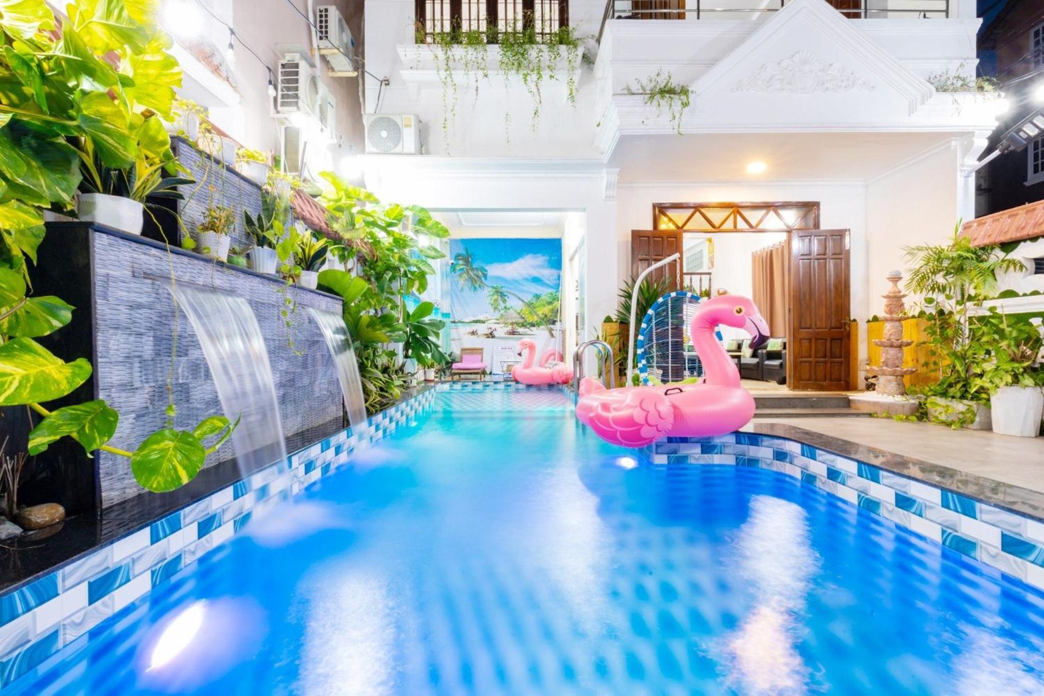 Biệt thự HOÀNG MY Hồ Bơi Bãi Sau Xanh Mát view 3