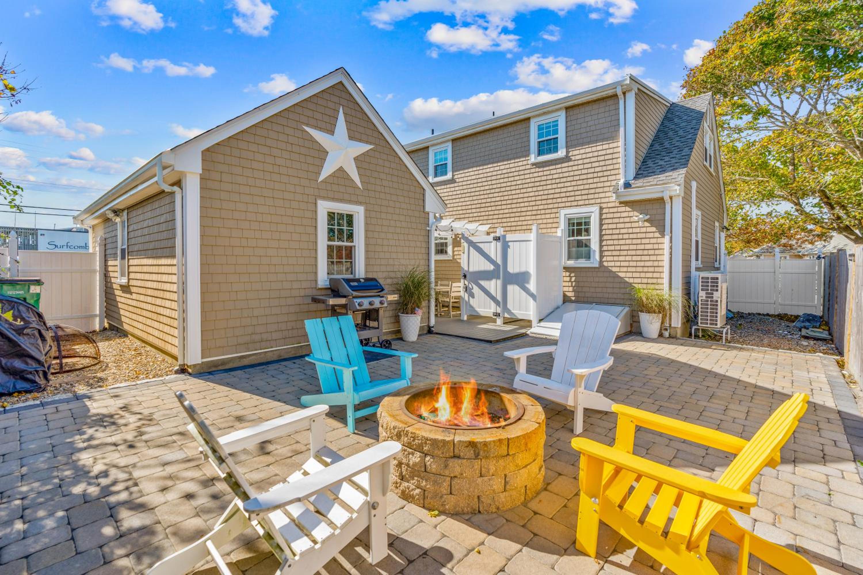 Charming House by the Beach with Patio Grill and FirePit view 4