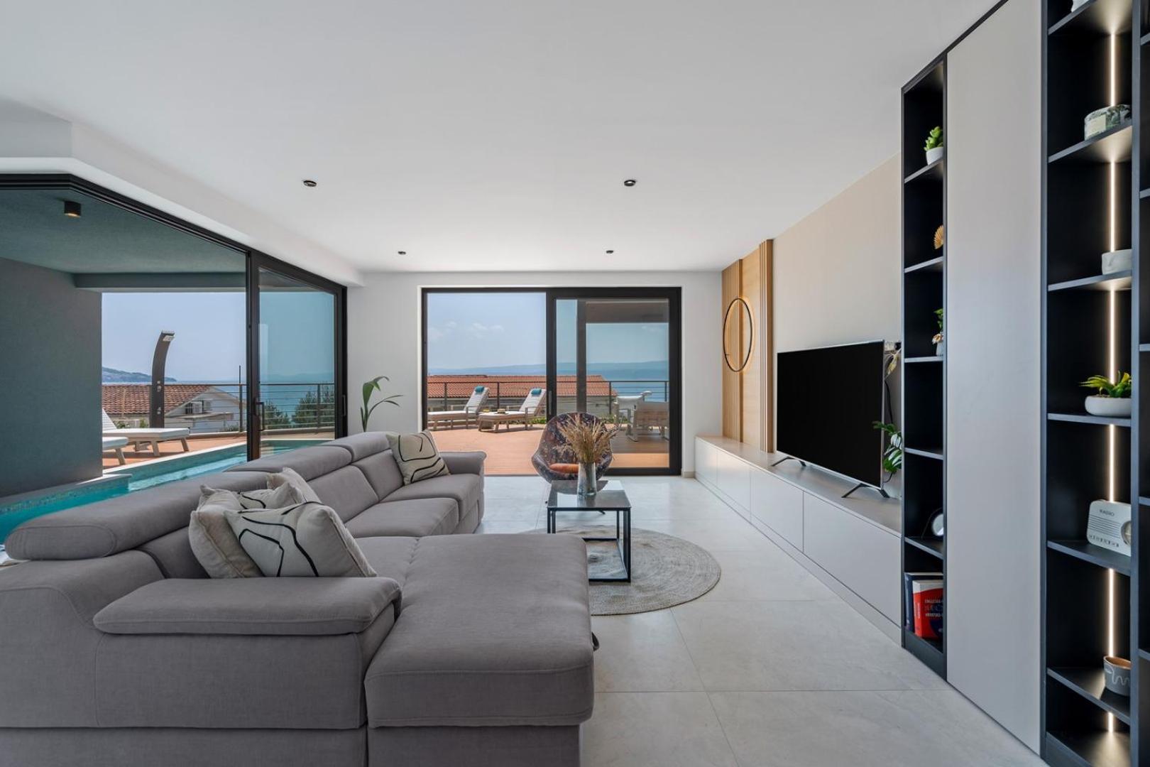 Seaview Villa Calma with Jacuzzi, Media room view 5