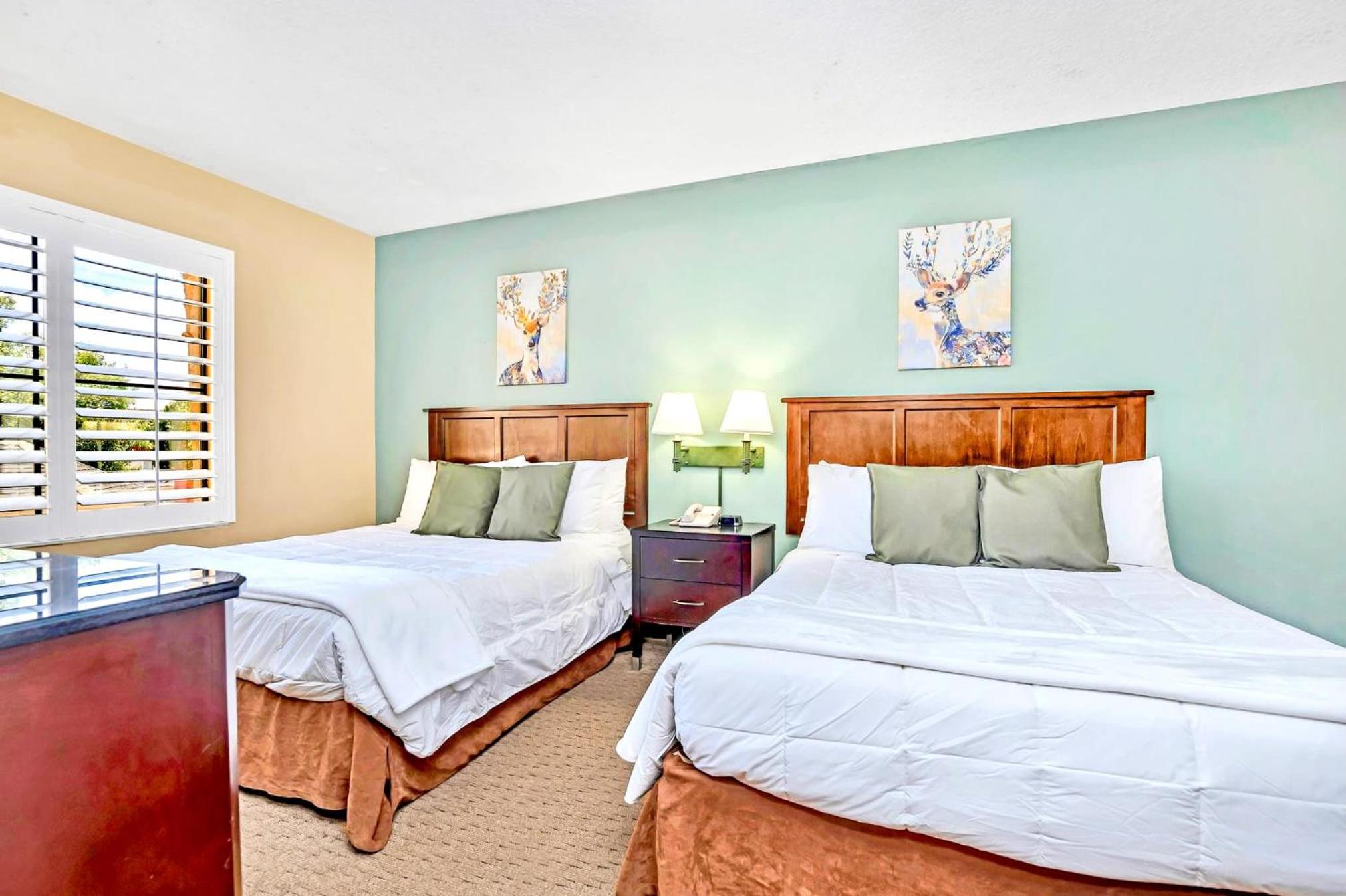 Modern 2 Queen Beds Suite - Near Disney
