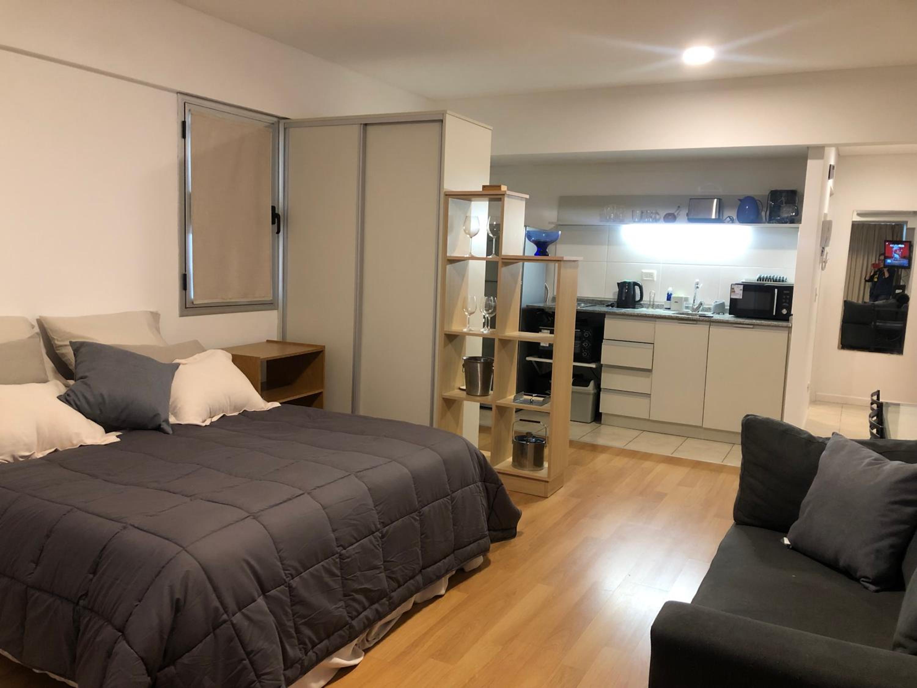Mono ambiente con piscina y gimnasio Pleno Palermo Hollywood