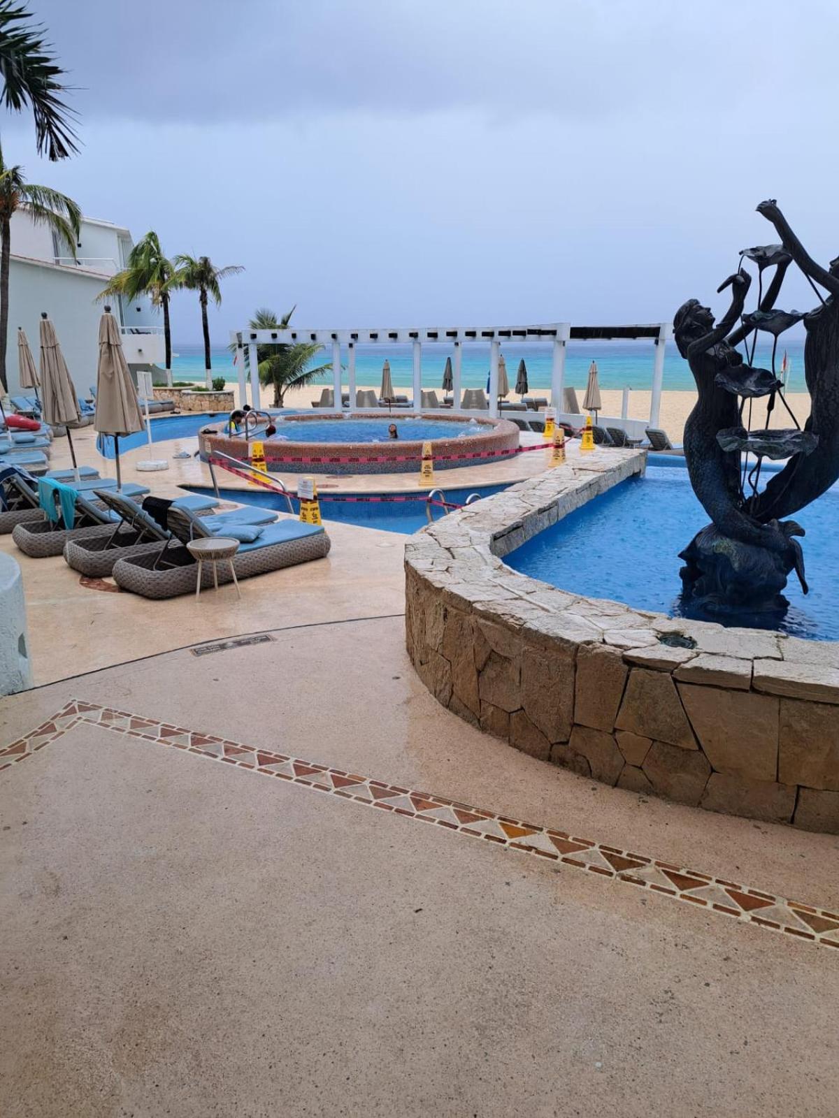 SUNSET FISHERMEN BEACH & SPA RESORT-Optional All Inclusive- 3 UNITS CHOICE-ROOM - 344A Ocean view with terrace- ROOM 344B No terrace, View from window to p