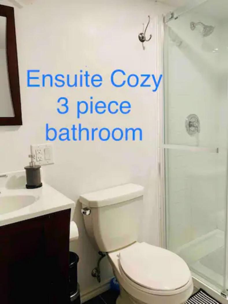 Kat Aylmer Private Studio, attached bathroom, TV, and kitchenette