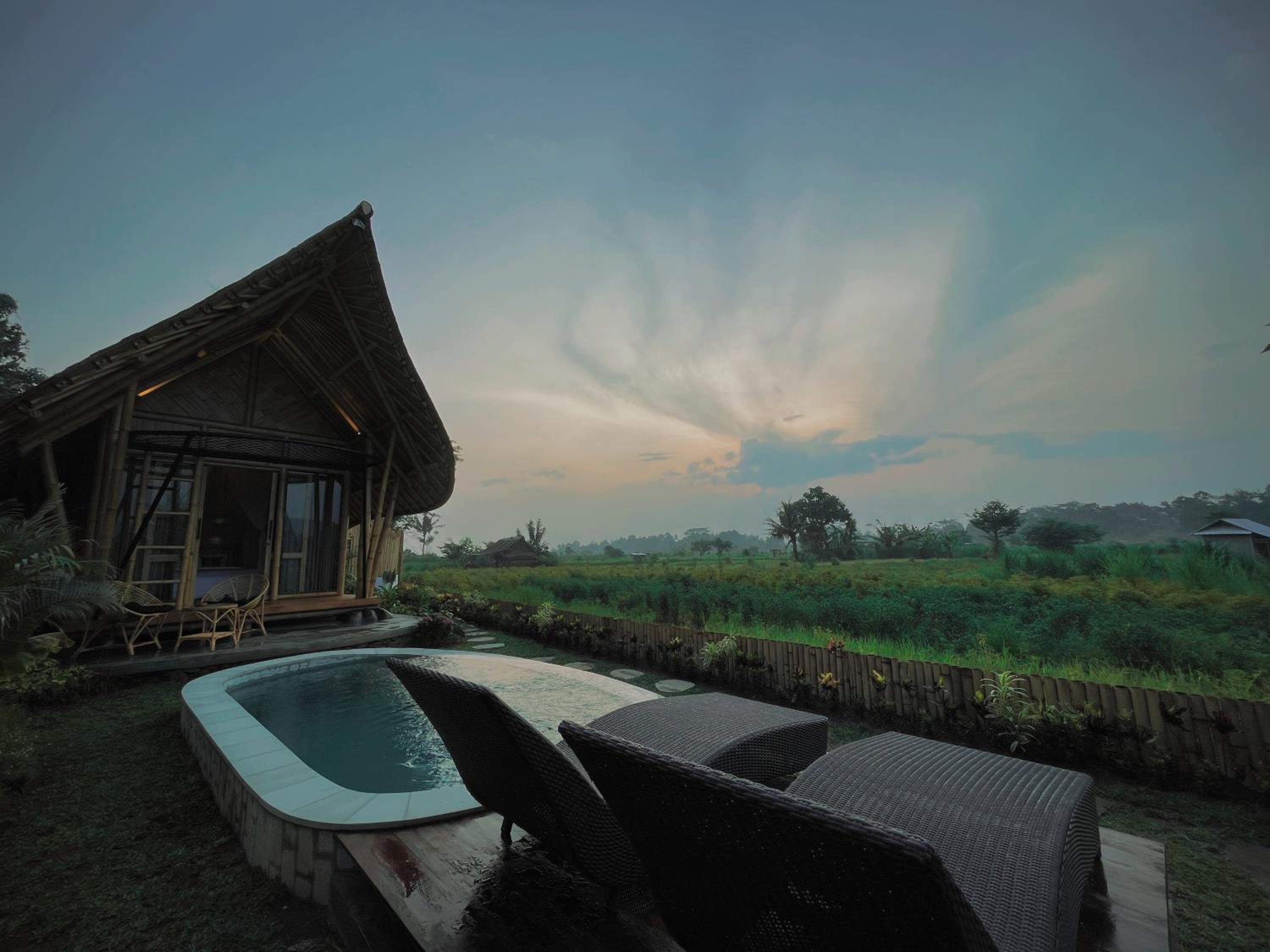 Bethewa Bali Sidemen Private Bamboo House