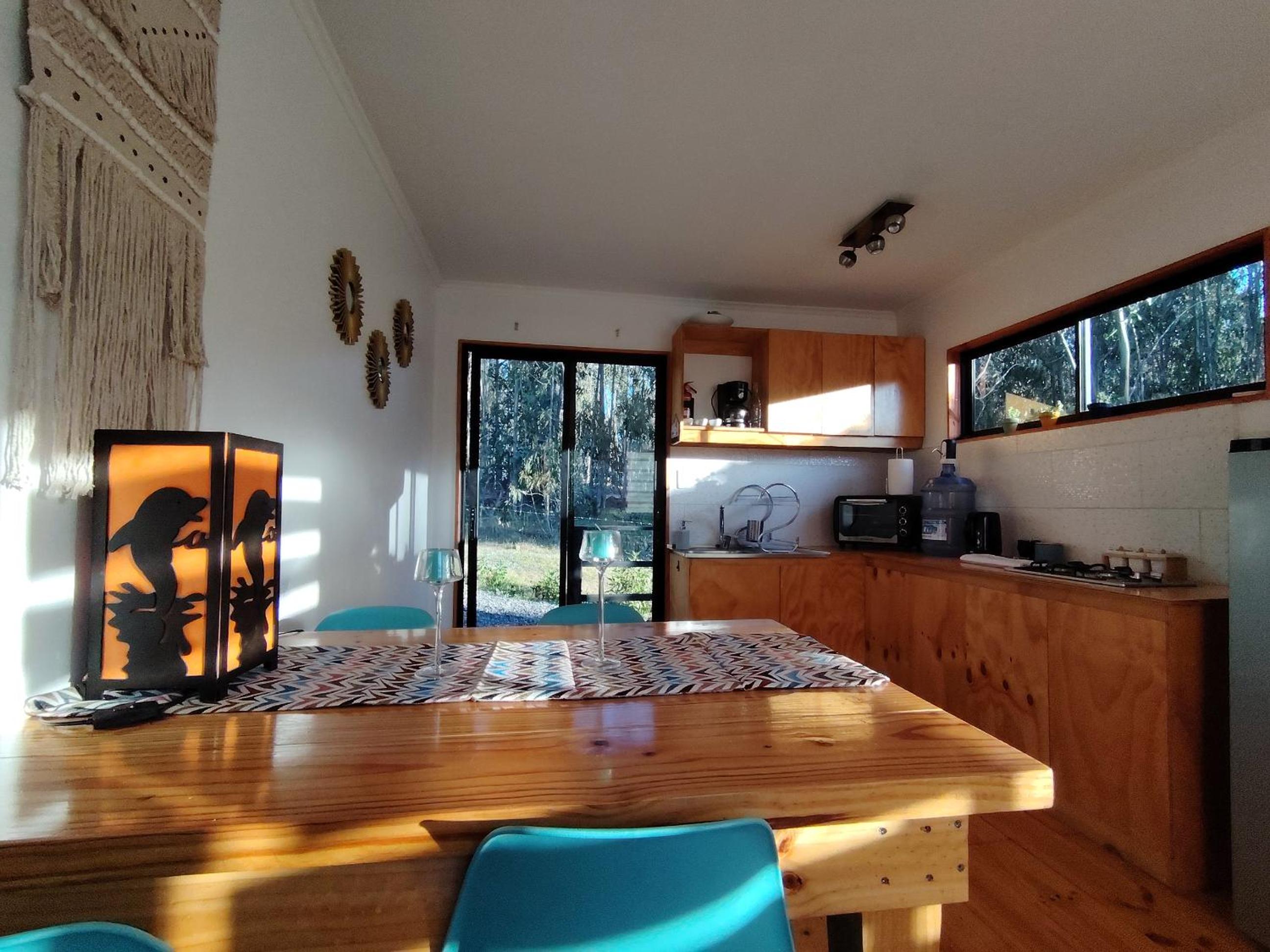 Cabaña Matanzas tinaja privada vista al bosque