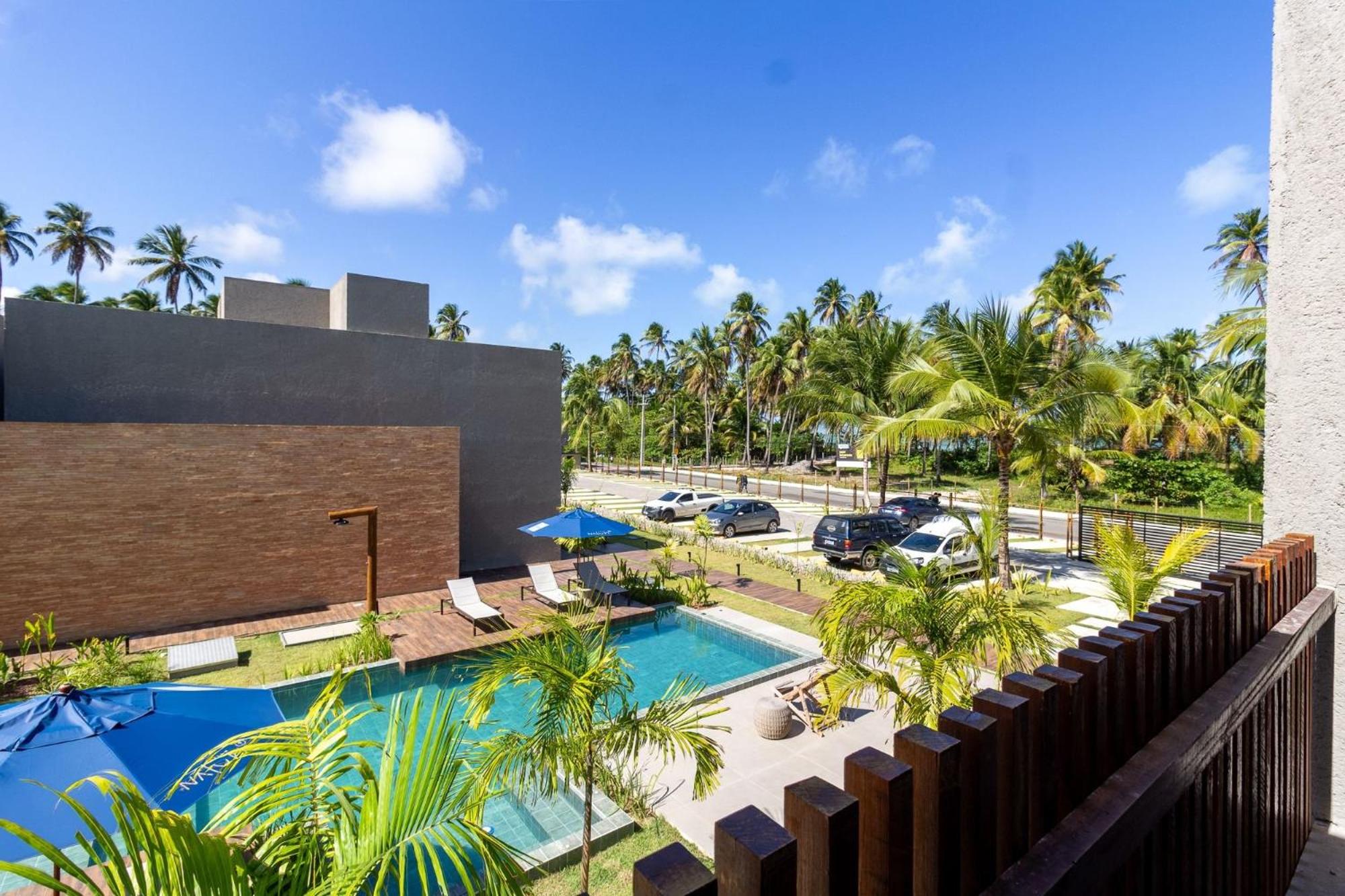 Villa Naluri Frente Mar em Japaratinga por Quarto à Vista