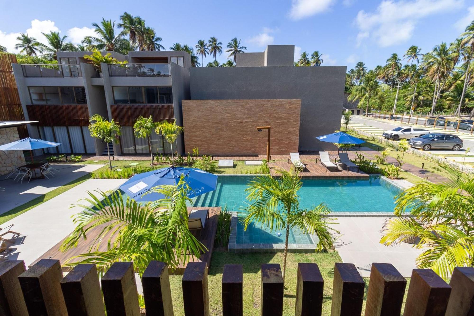 Villa Naluri Frente Mar em Japaratinga por Quarto à Vista
