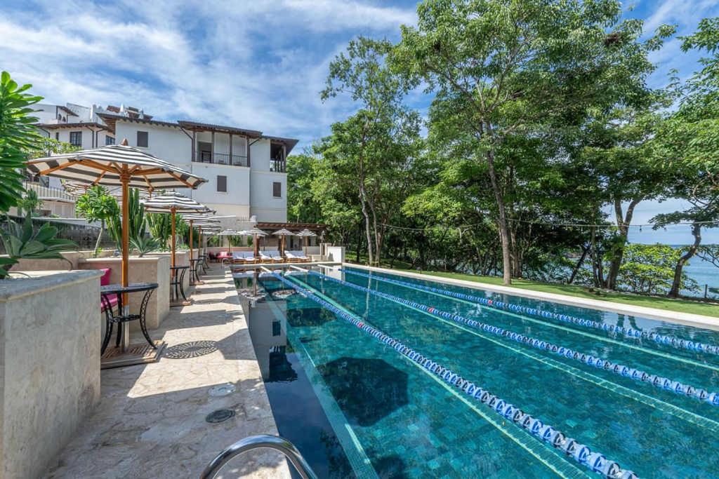 Mediterranean-Style Villa with a Private Plunge Pool, Ocean Views, and Exclusive Beach Club Access