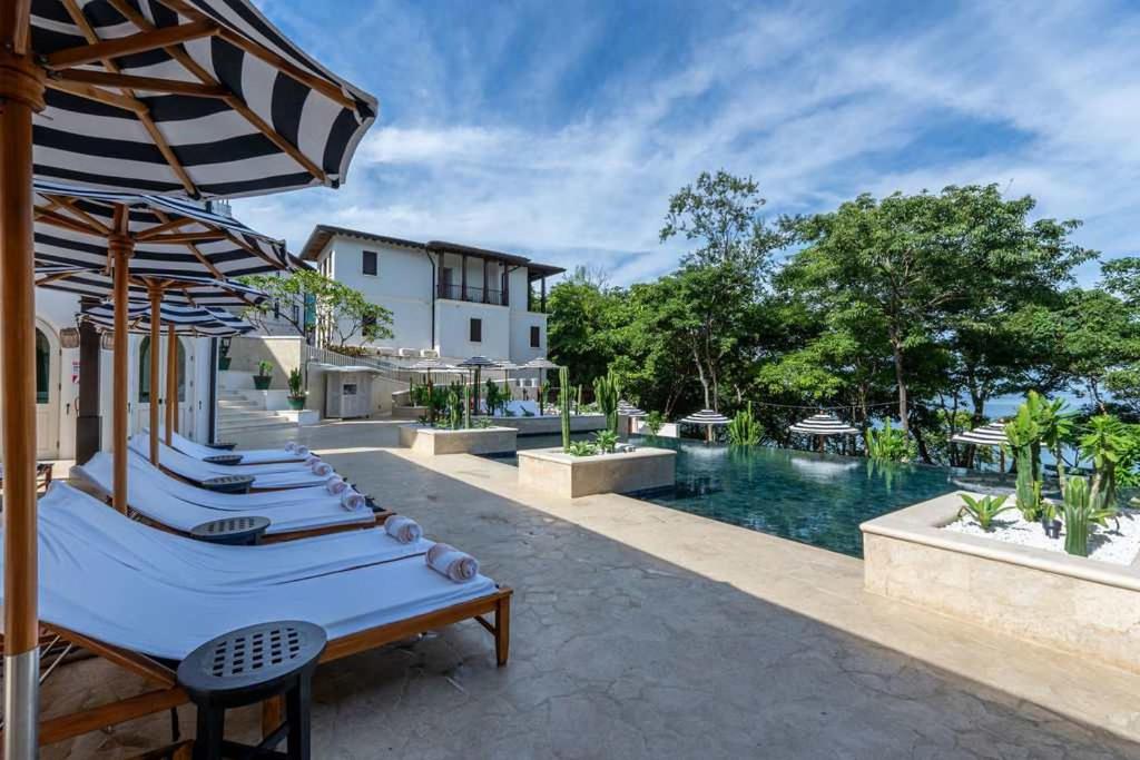 Mediterranean-Style Villa with a Private Plunge Pool, Ocean Views, and Exclusive Beach Club Access