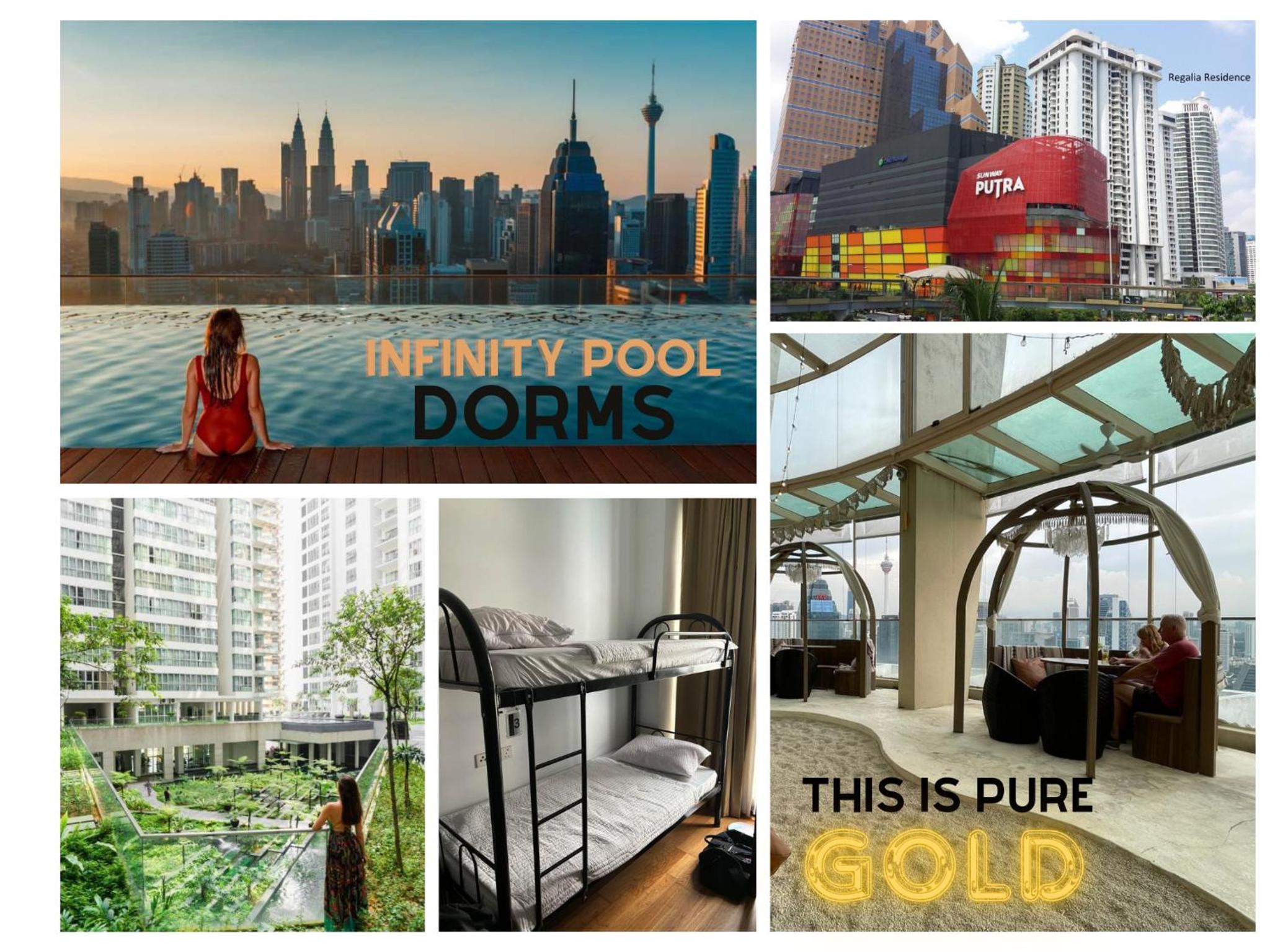 Infinity Pool Dorms KLCC View by Regalia