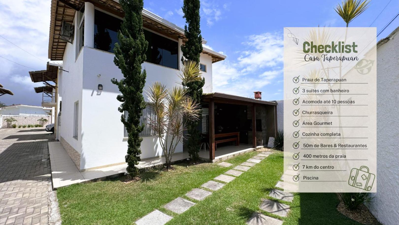 Casa Duplex na Praia de Taperapuan