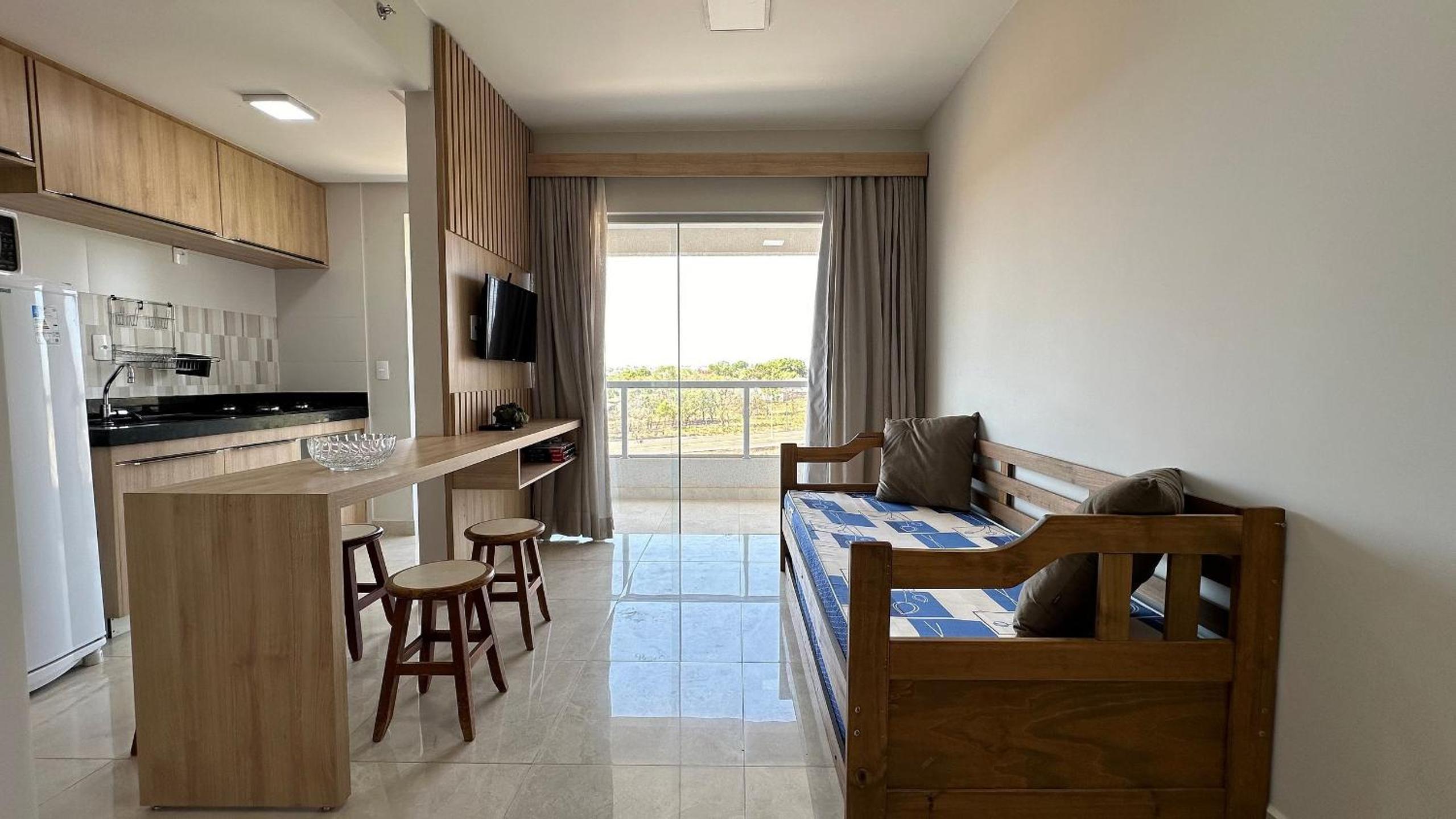Apto aconchegante- Recanto do Bosque Novo condominio em caldas novas