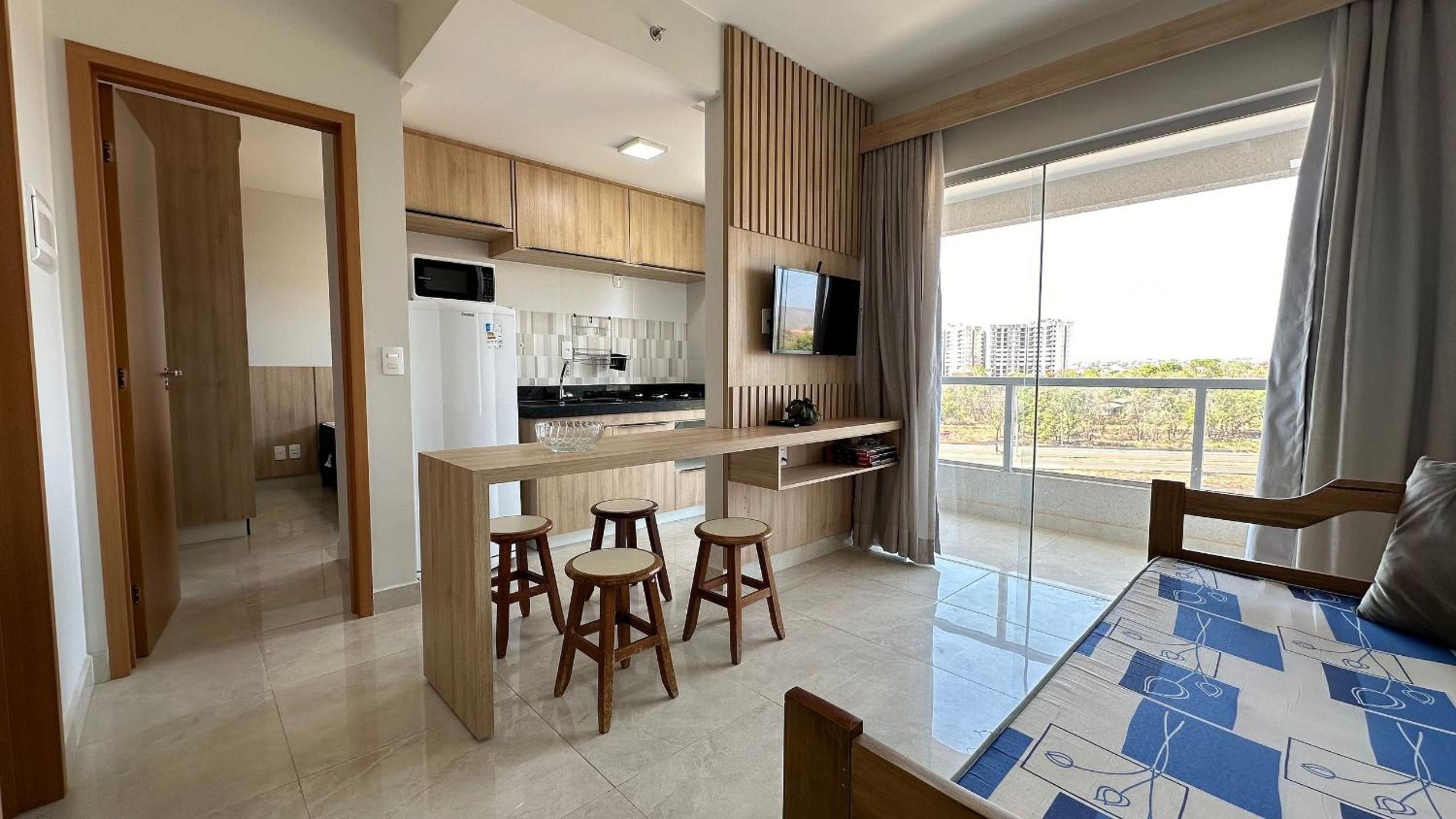 Apto aconchegante- Recanto do Bosque Novo condominio em caldas novas
