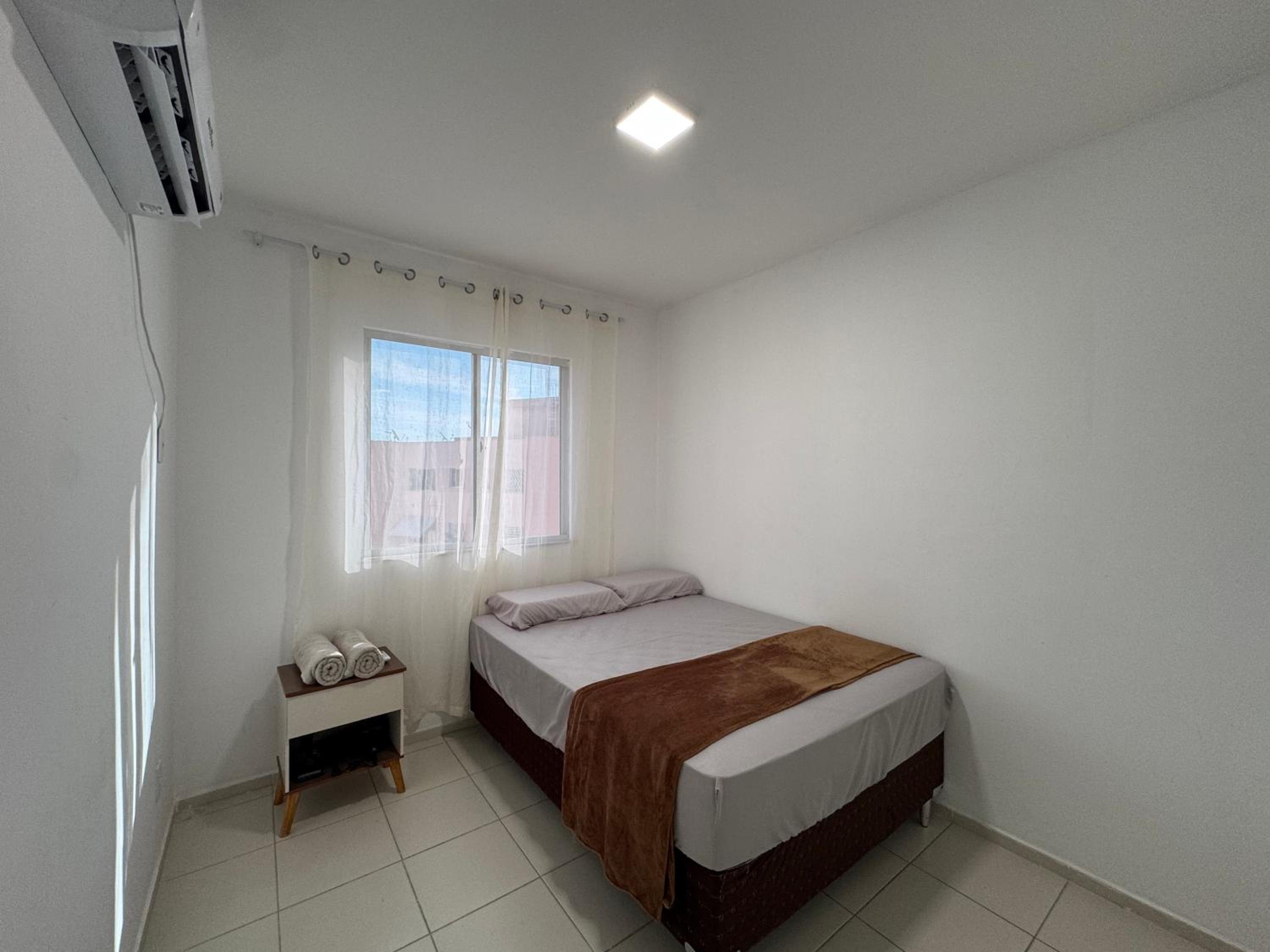 Apartamento com ar-condicionado