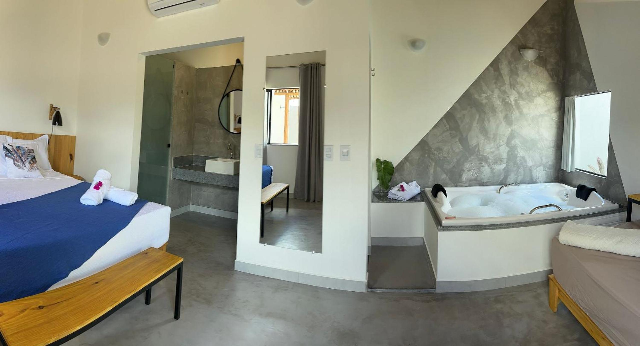 Quattuor Cabanas. Privacidade e conforto com hidromassagem