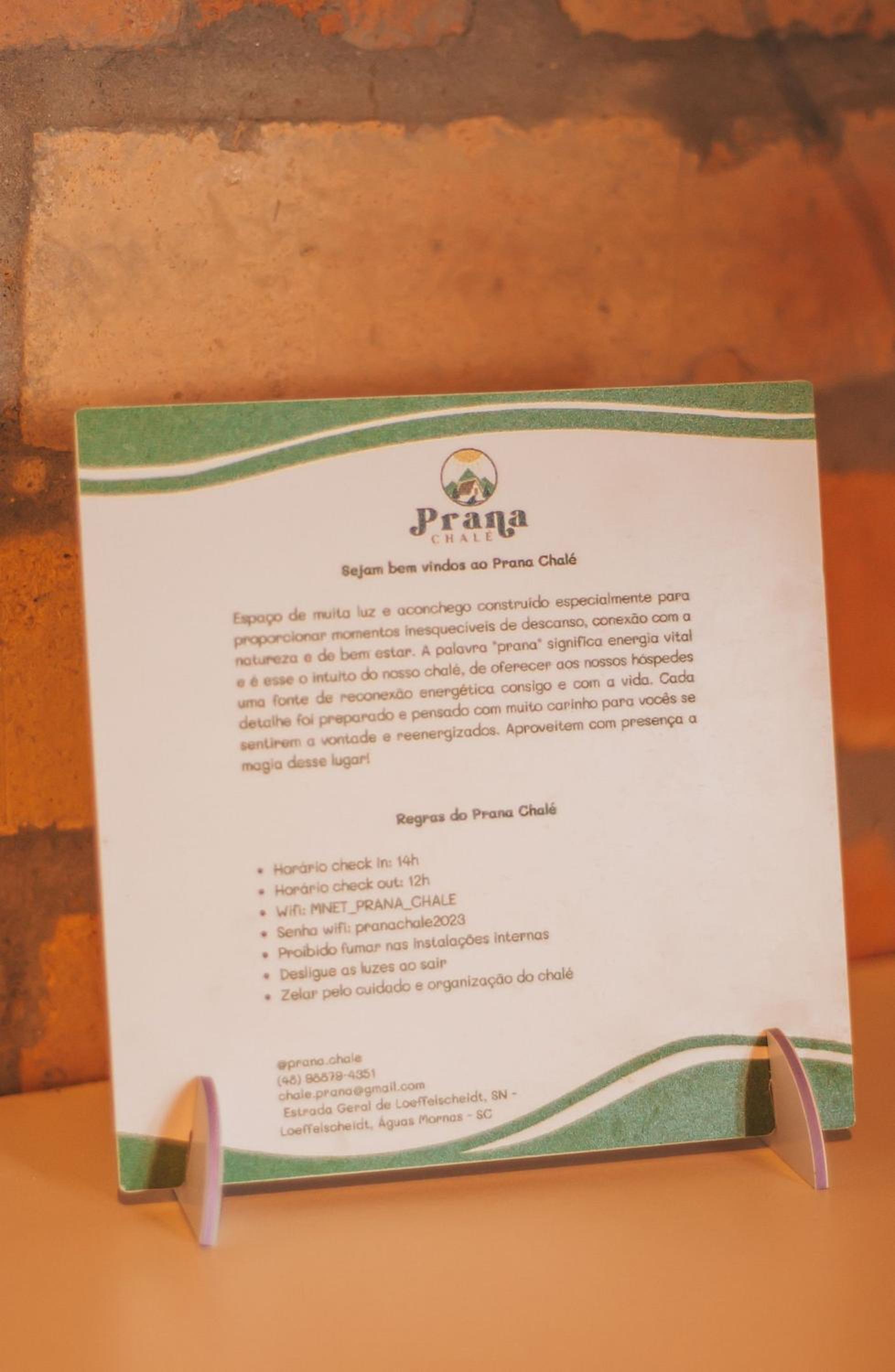 Prana Chalé com Hidromassagem - Águas Mornas - SC