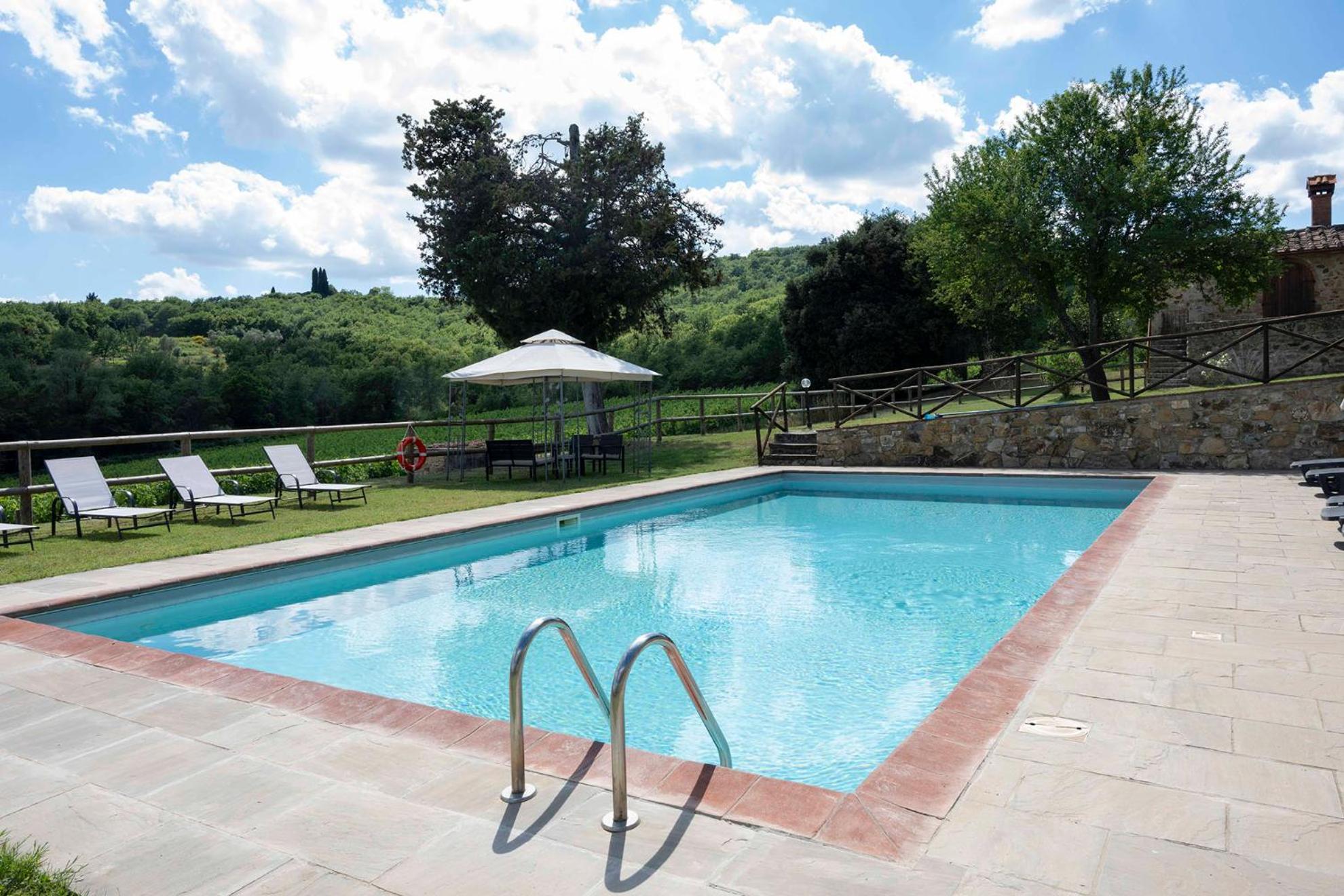 villa I Lecci nel chianti view 3