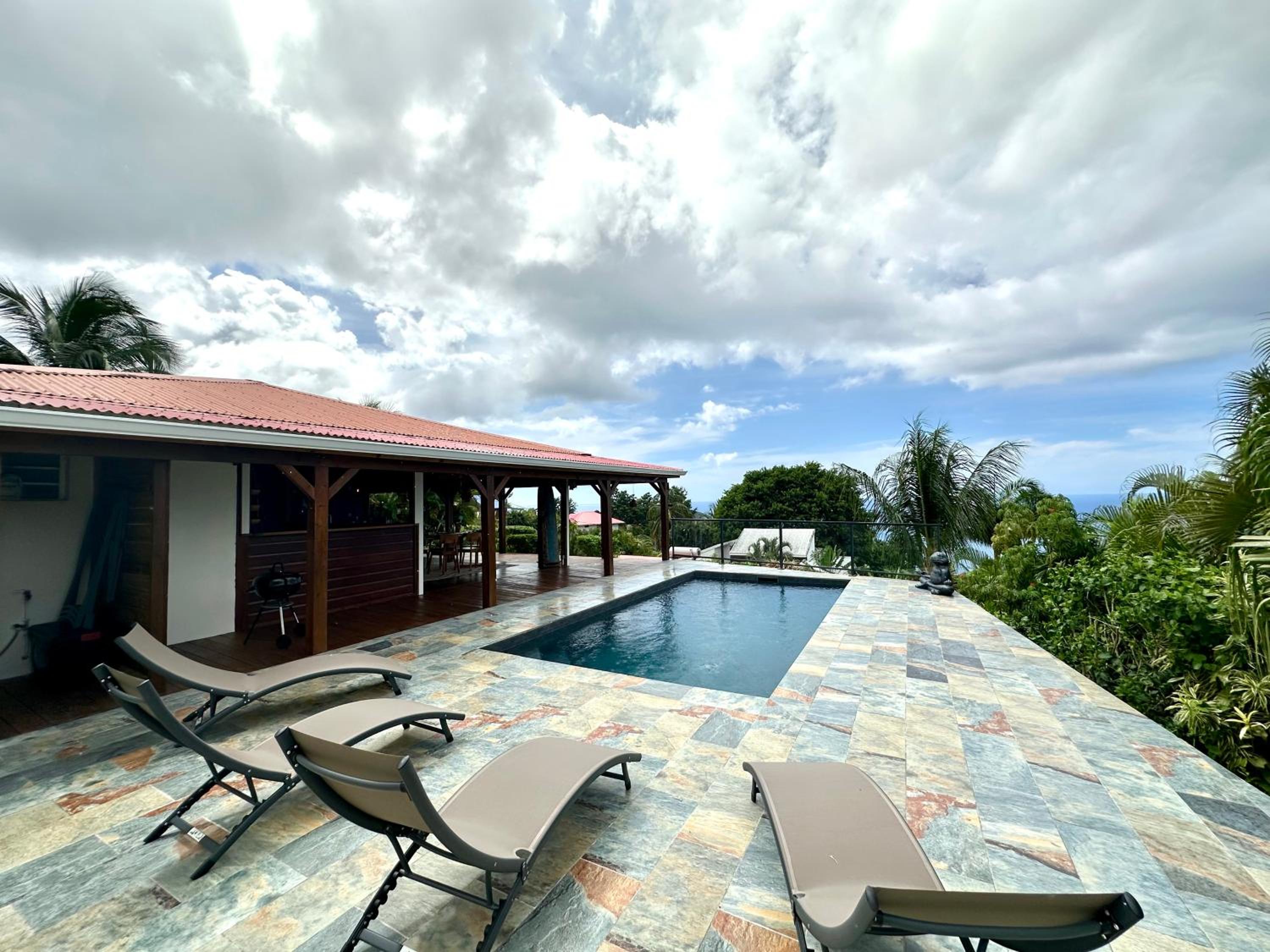 Villa Ô Karet, Vue mer panoramique et Piscine privée