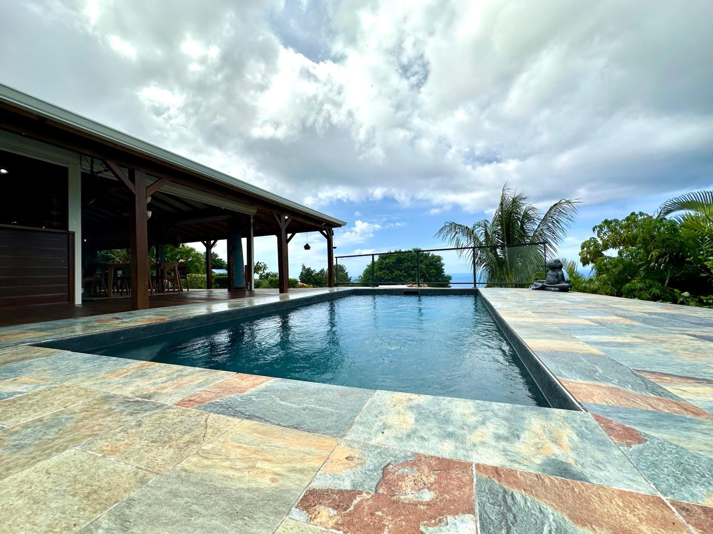 Villa Ô Karet, Vue mer panoramique et Piscine privée