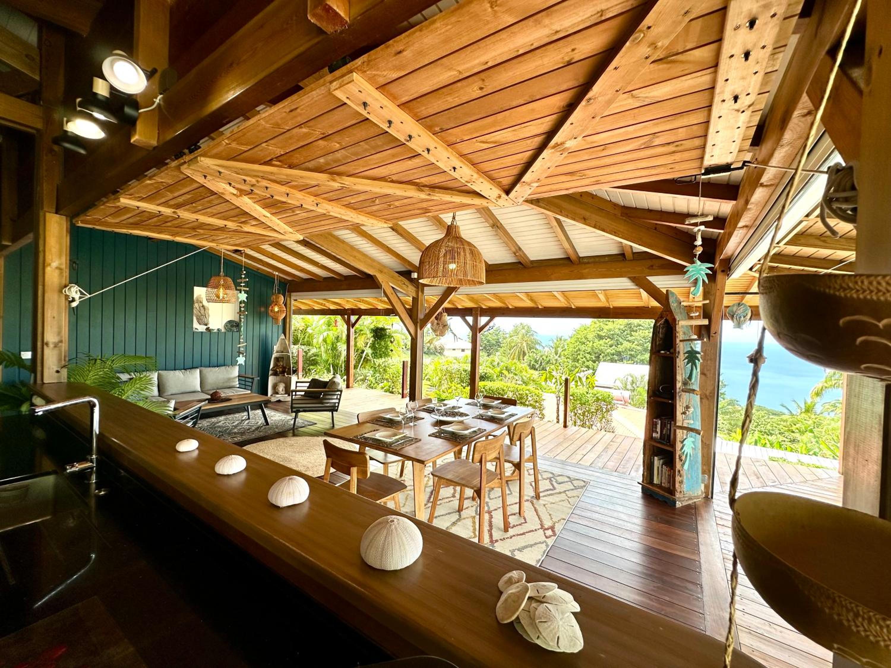 Villa Ô Karet, Vue mer panoramique et Piscine privée