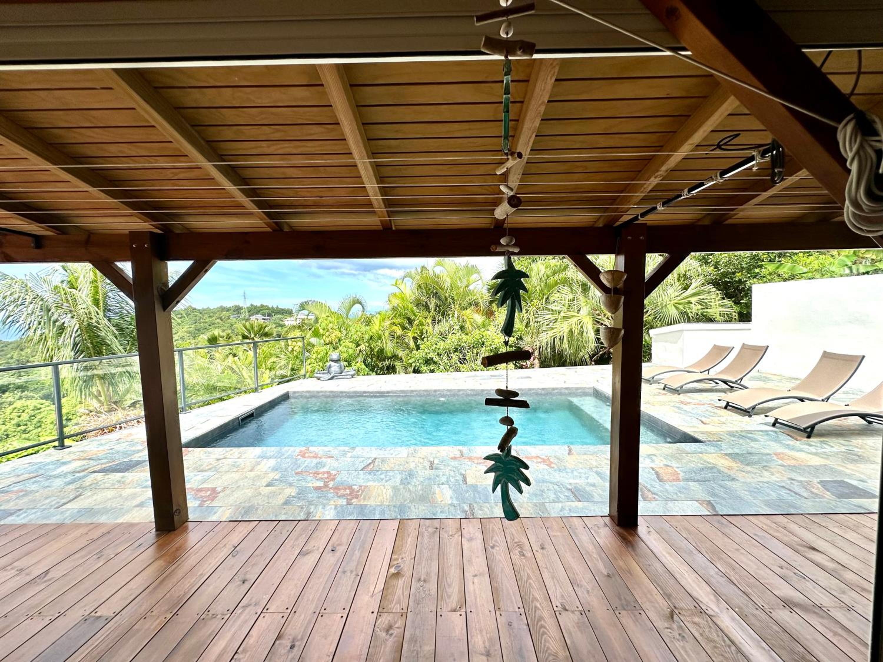 Villa Ô Karet, Vue mer panoramique et Piscine privée