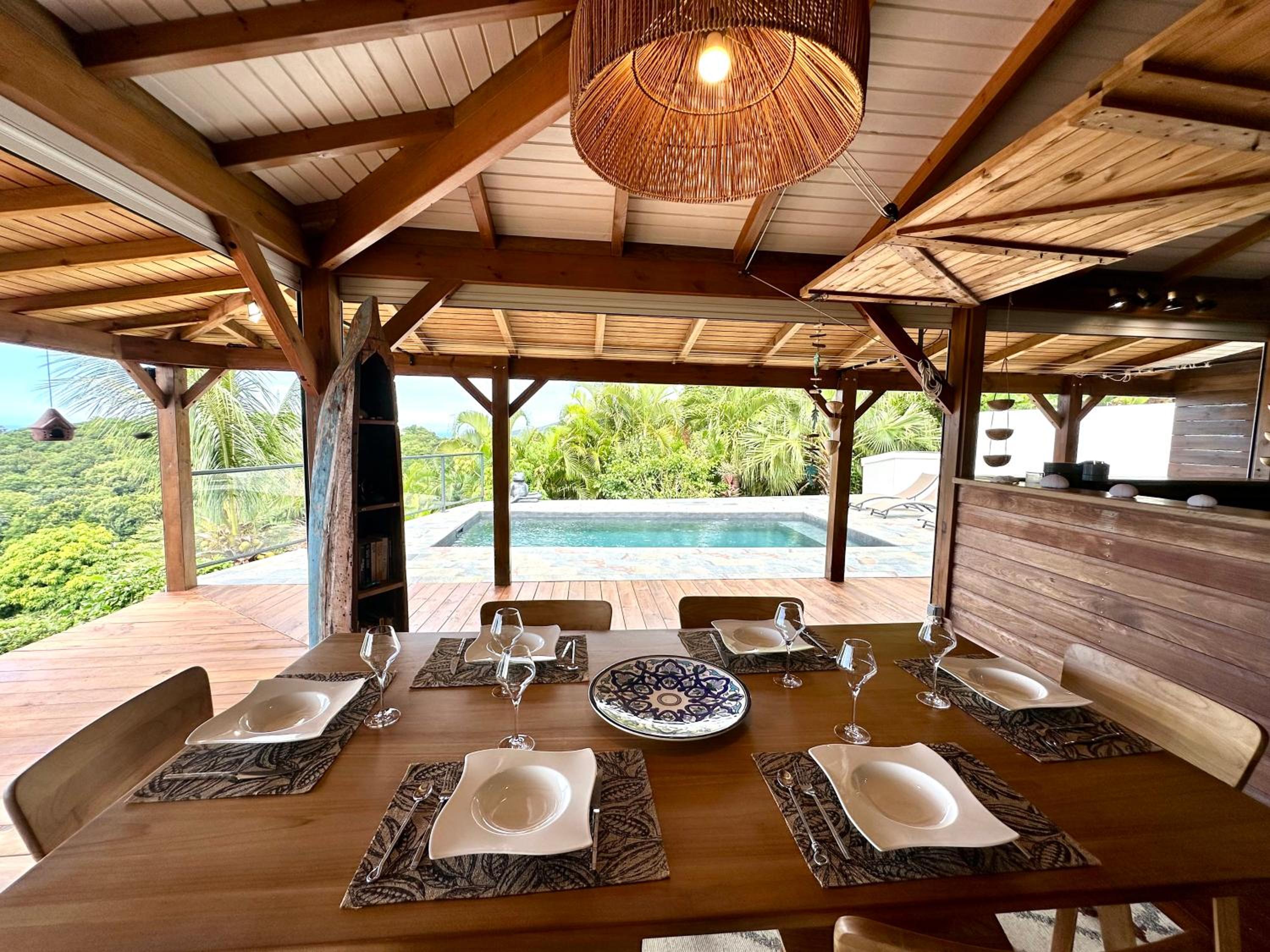Villa Ô Karet, Vue mer panoramique et Piscine privée