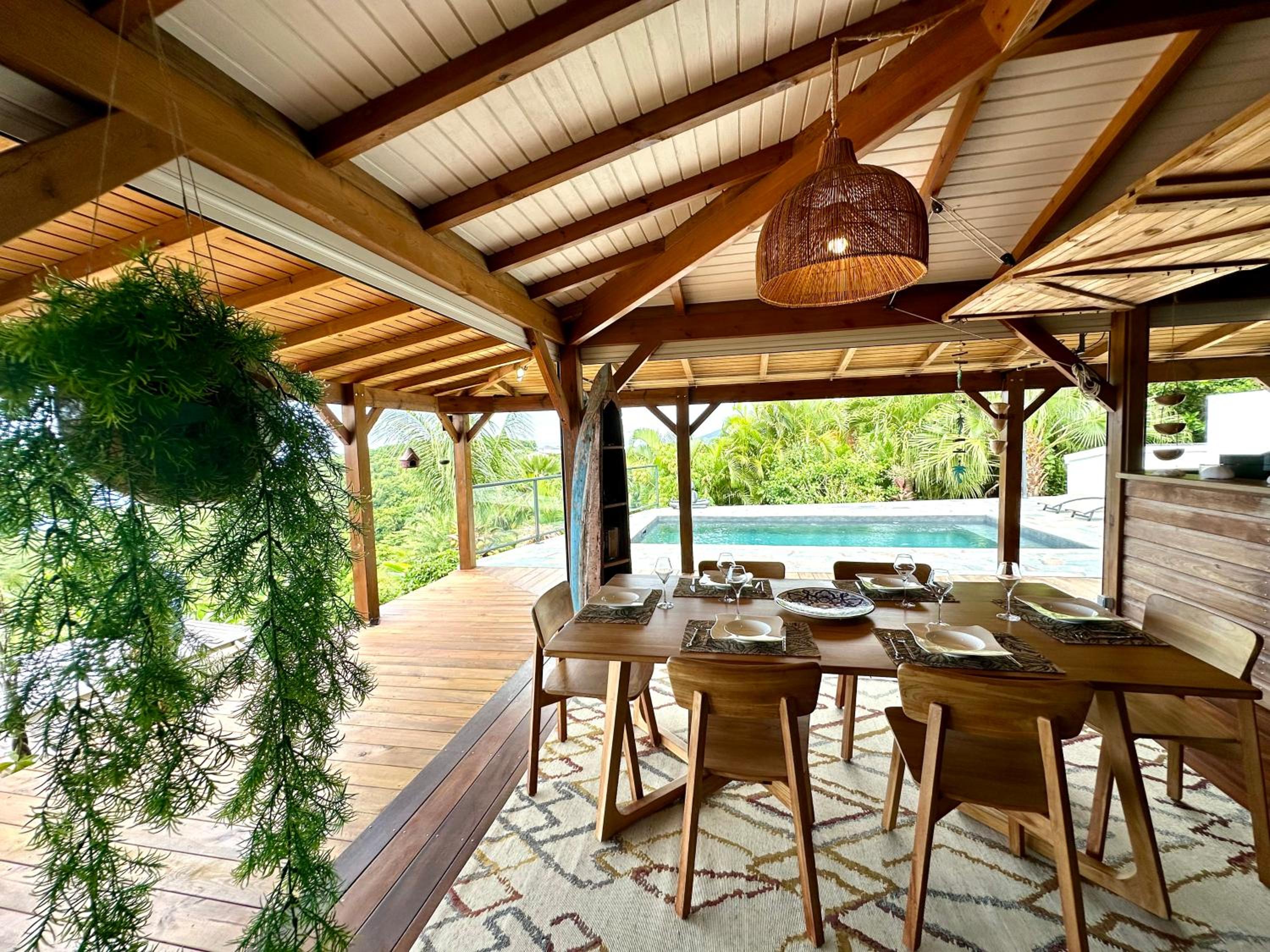 Villa Ô Karet, Vue mer panoramique et Piscine privée