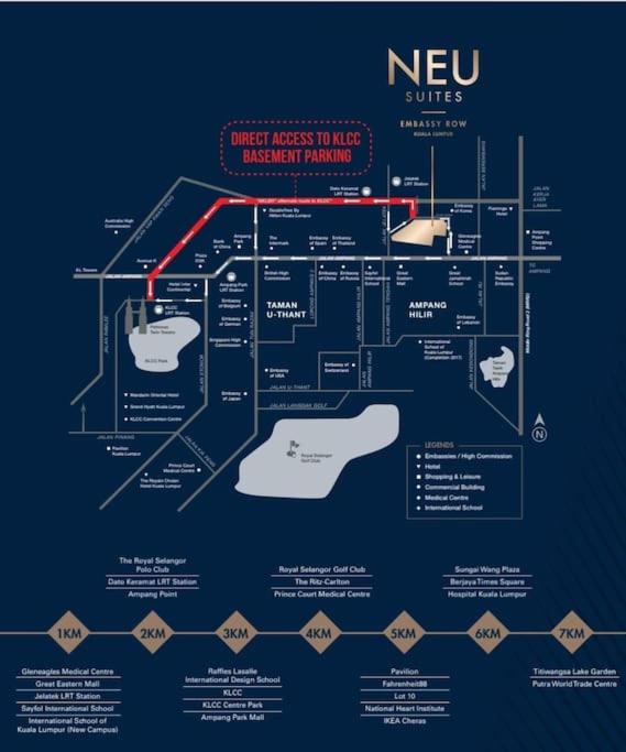 Neu Suites By Cozy Unit L30RB 2PAX near KLCC & Jelatek LRT