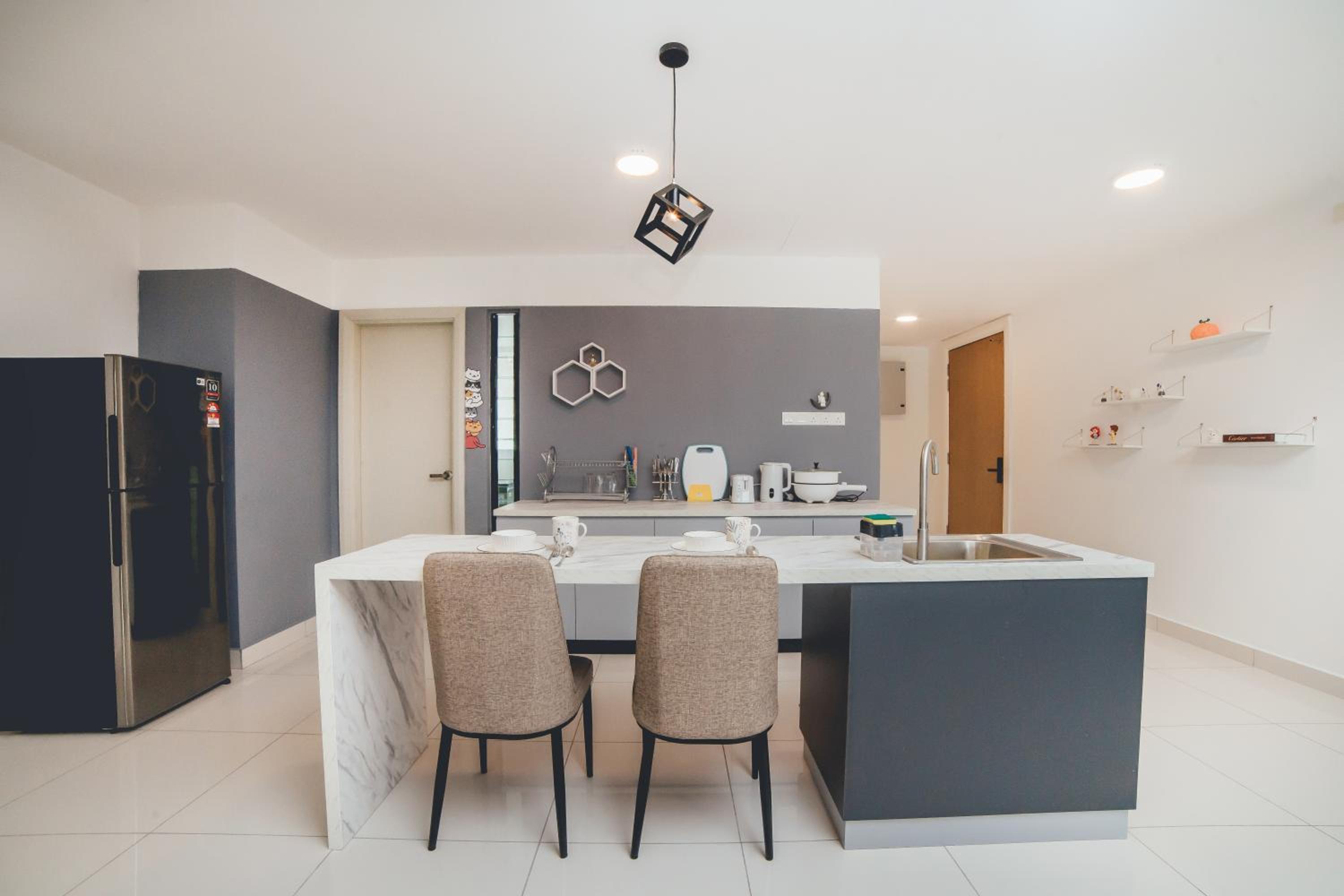 Mosaic Southkey City Calm 3BR8pax Midvalley w Bathub