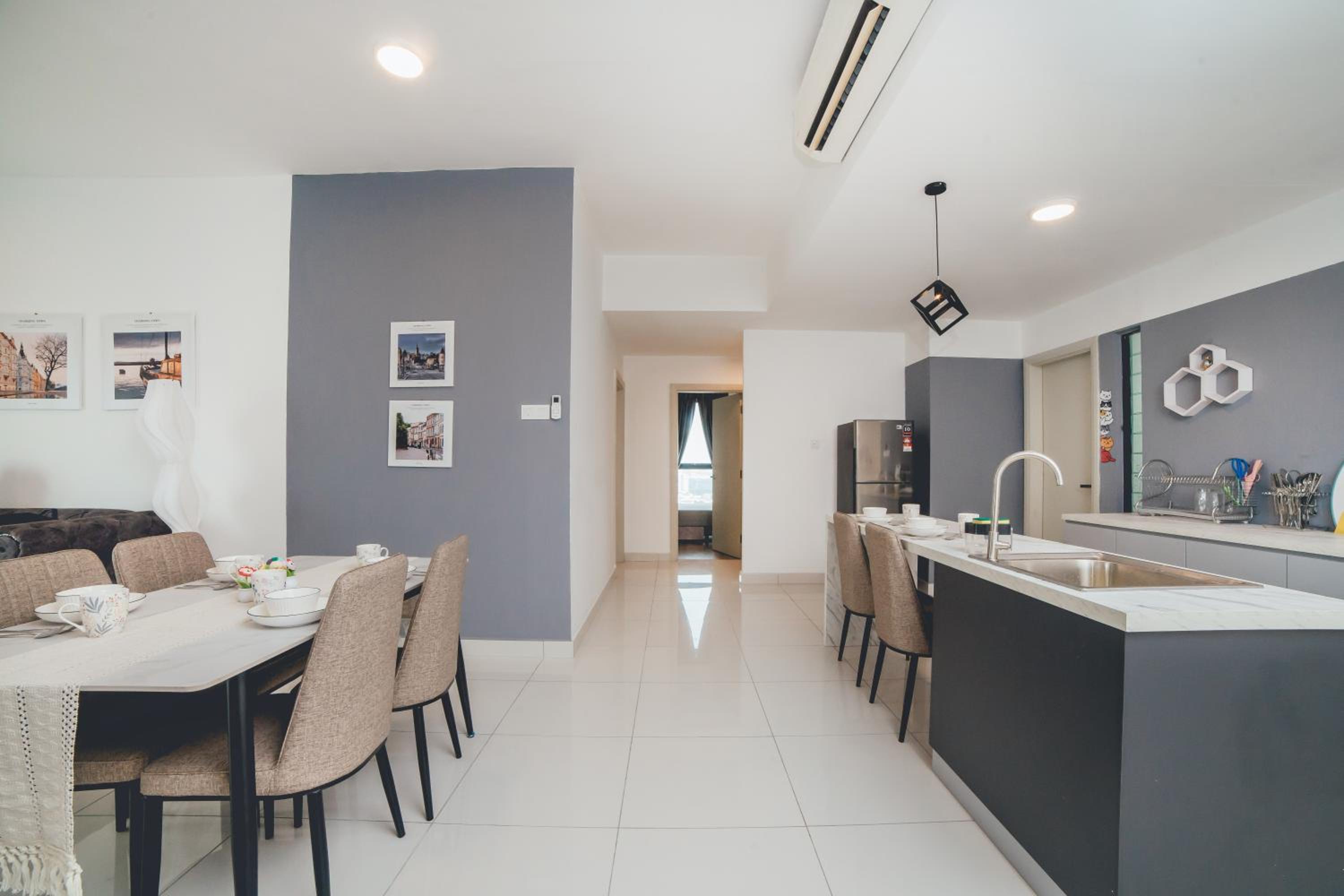 Mosaic Southkey City Calm 3BR8pax Midvalley w Bathub