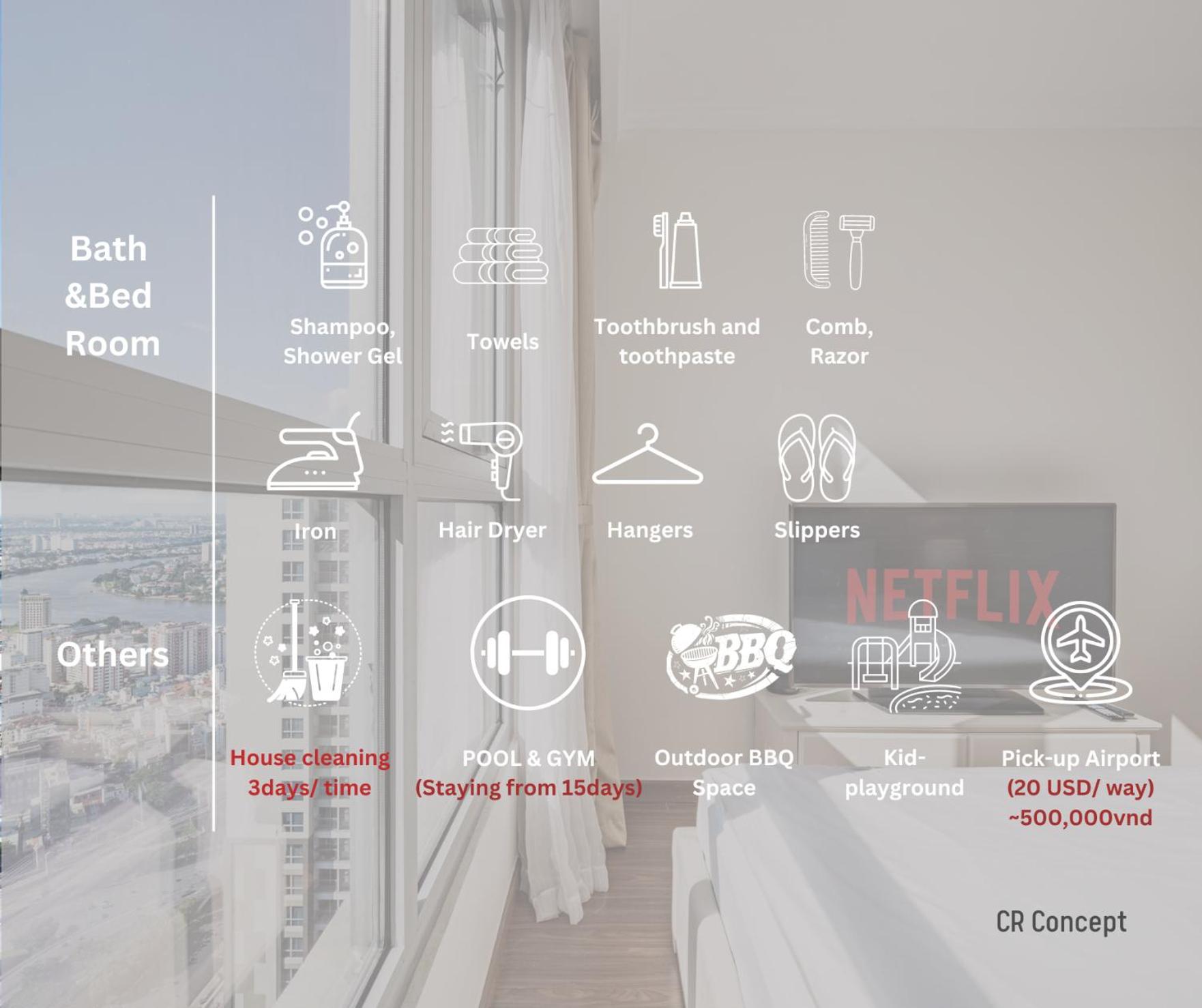 CR Concept Serviced Apartment - Vinhomes and Landmark 81